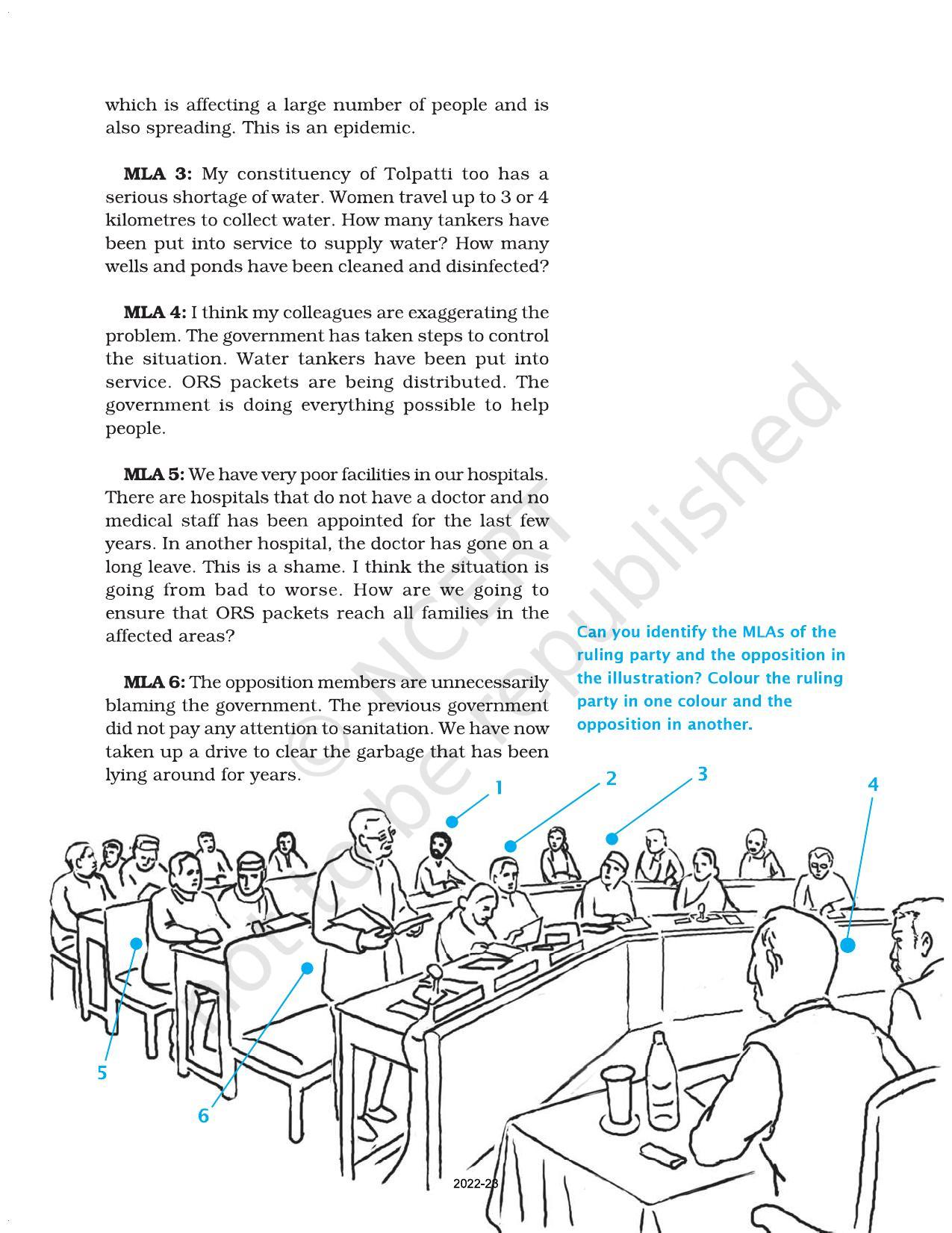 NCERT Book for Class 7 Social Science(Civics): Chapter 3-How the State Government Works - Page 6