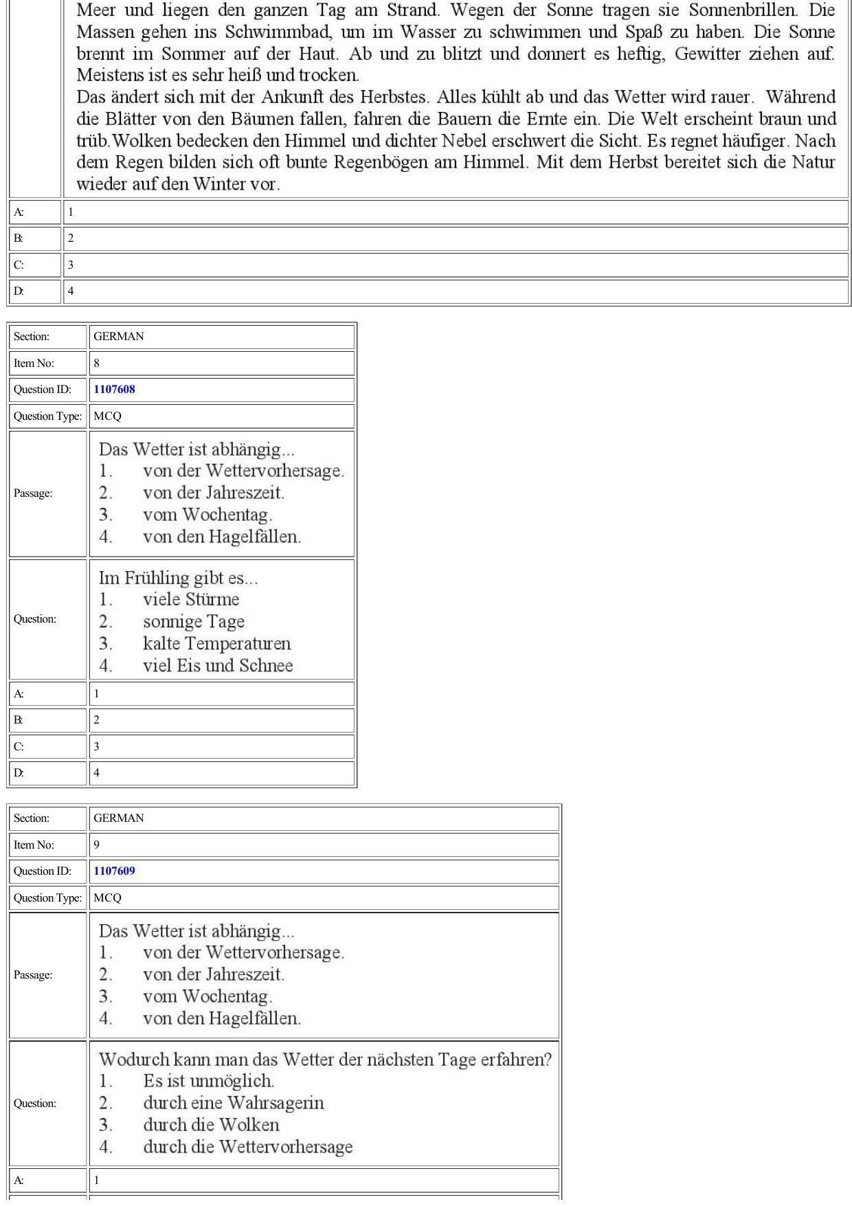 CUET 2022 Question Paper of German - Page 7