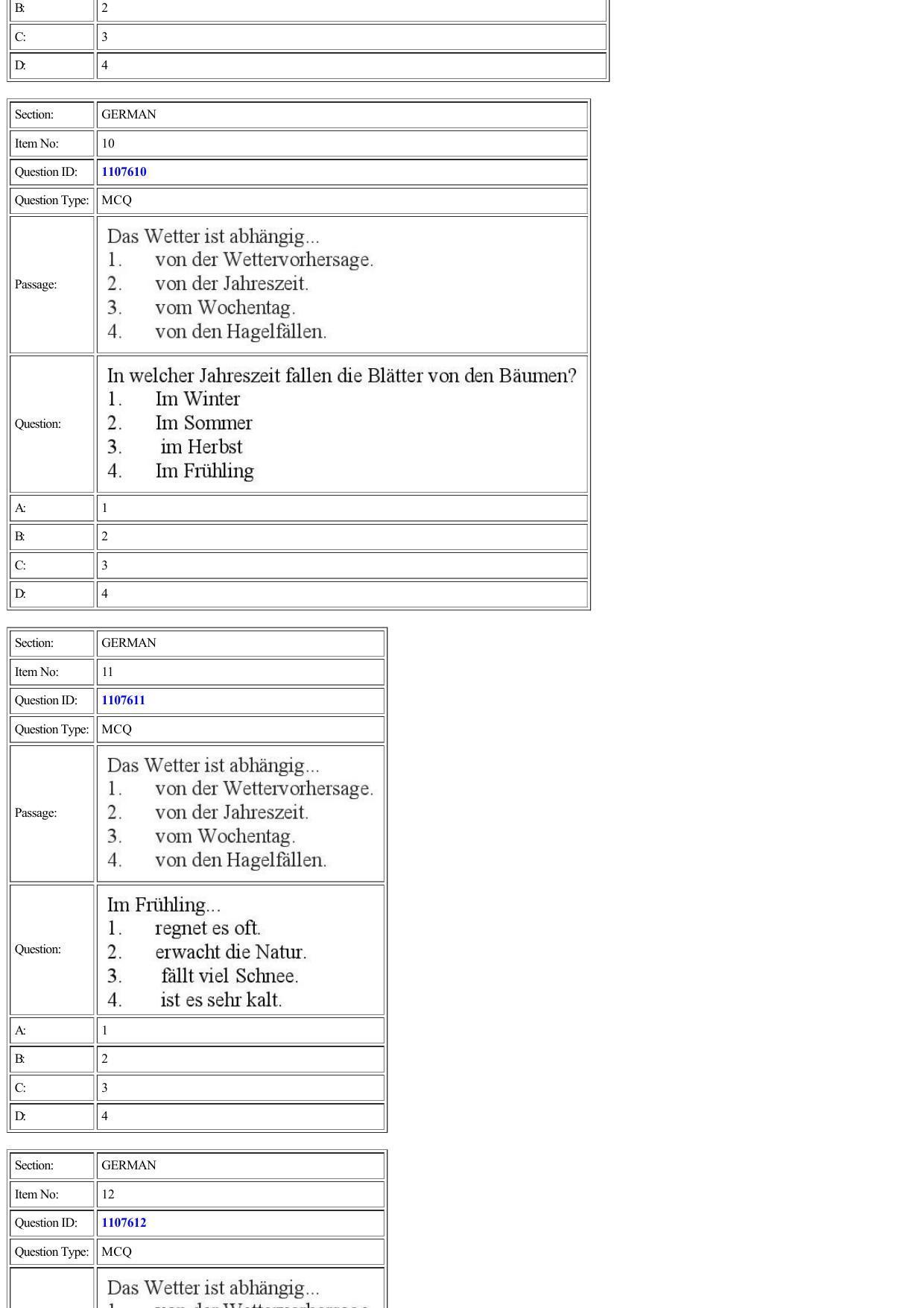 CUET 2022 Question Paper of German - Page 8