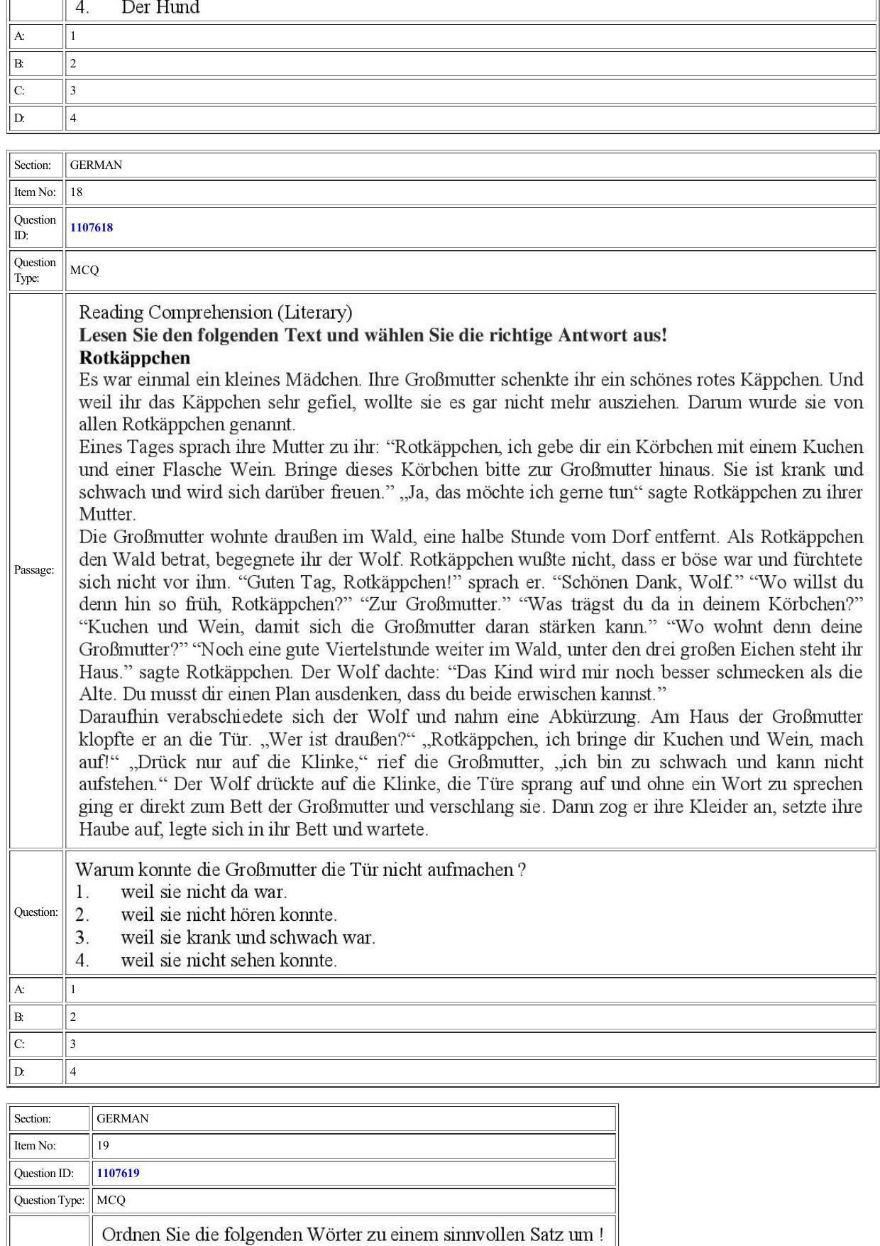 CUET 2022 Question Paper of German - Page 13