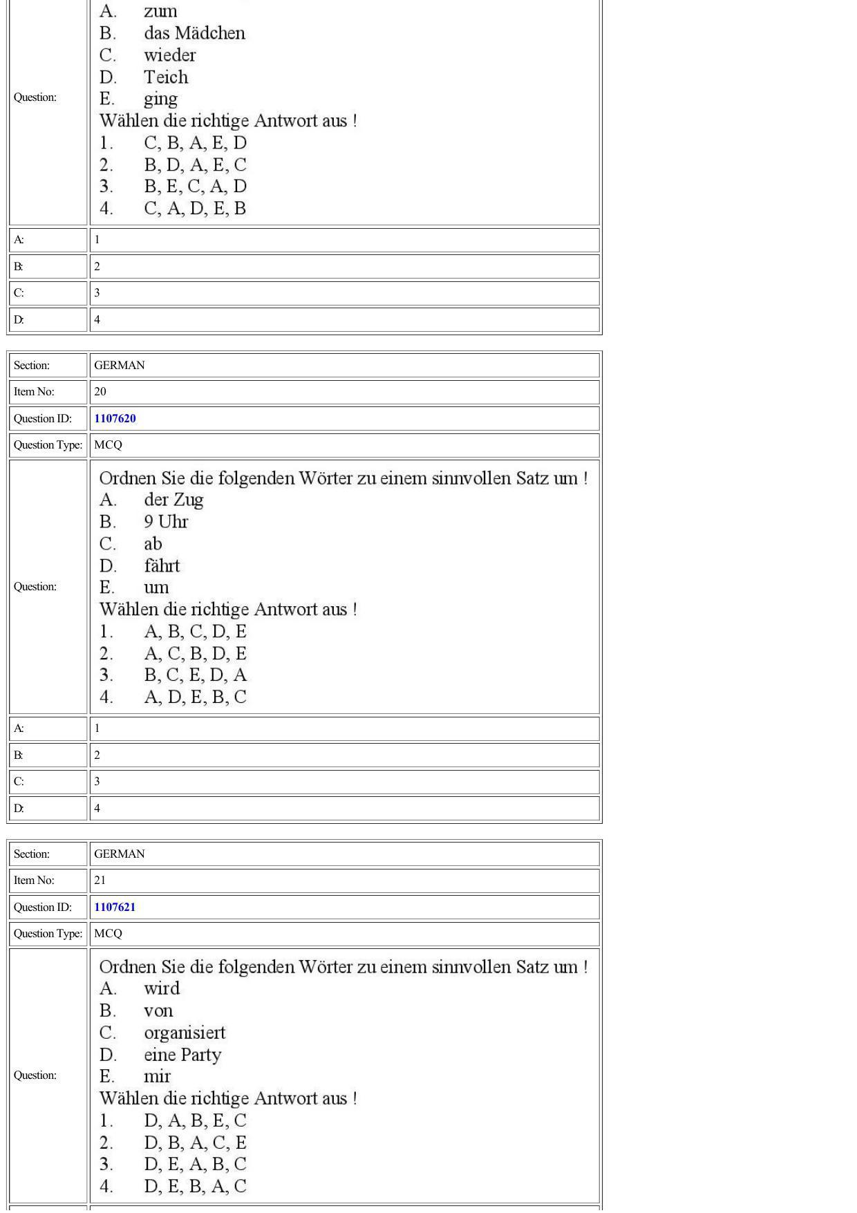 CUET 2022 Question Paper of German - Page 14