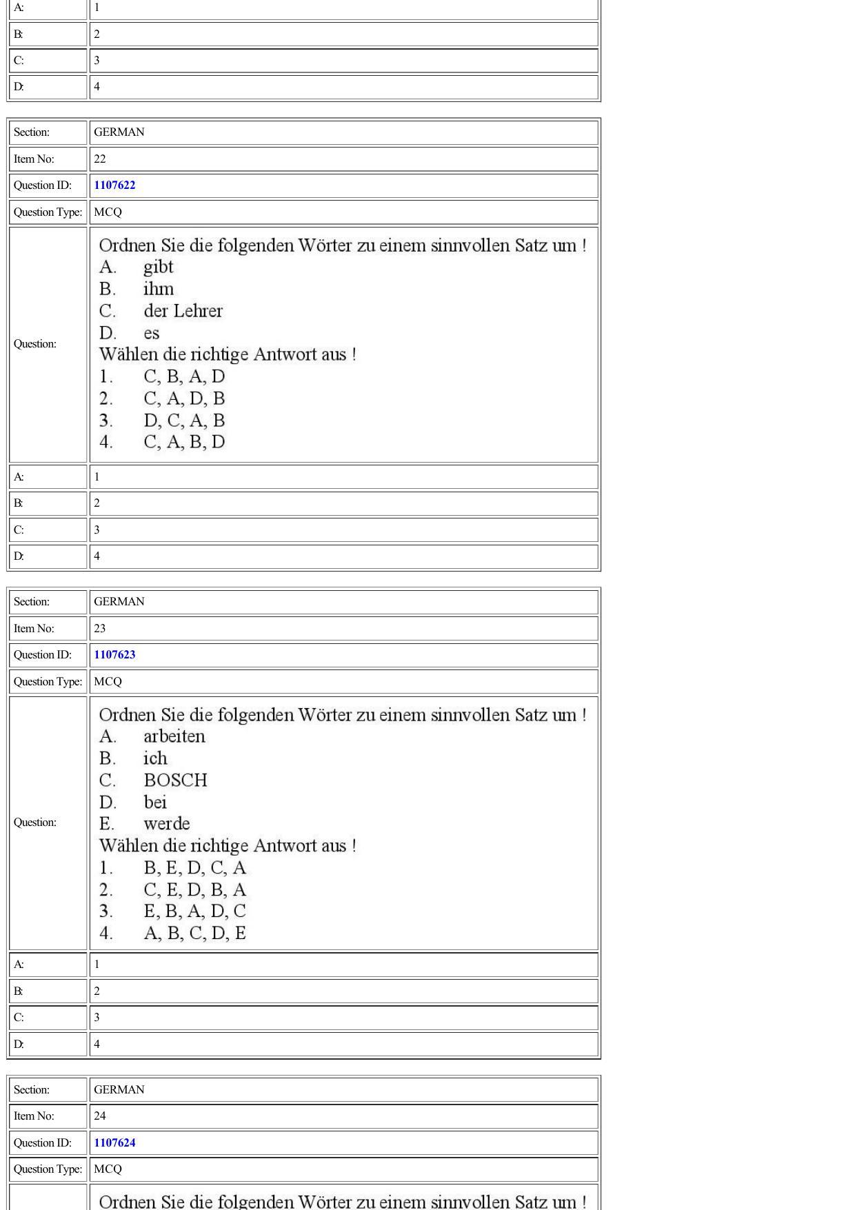 CUET 2022 Question Paper of German - Page 15
