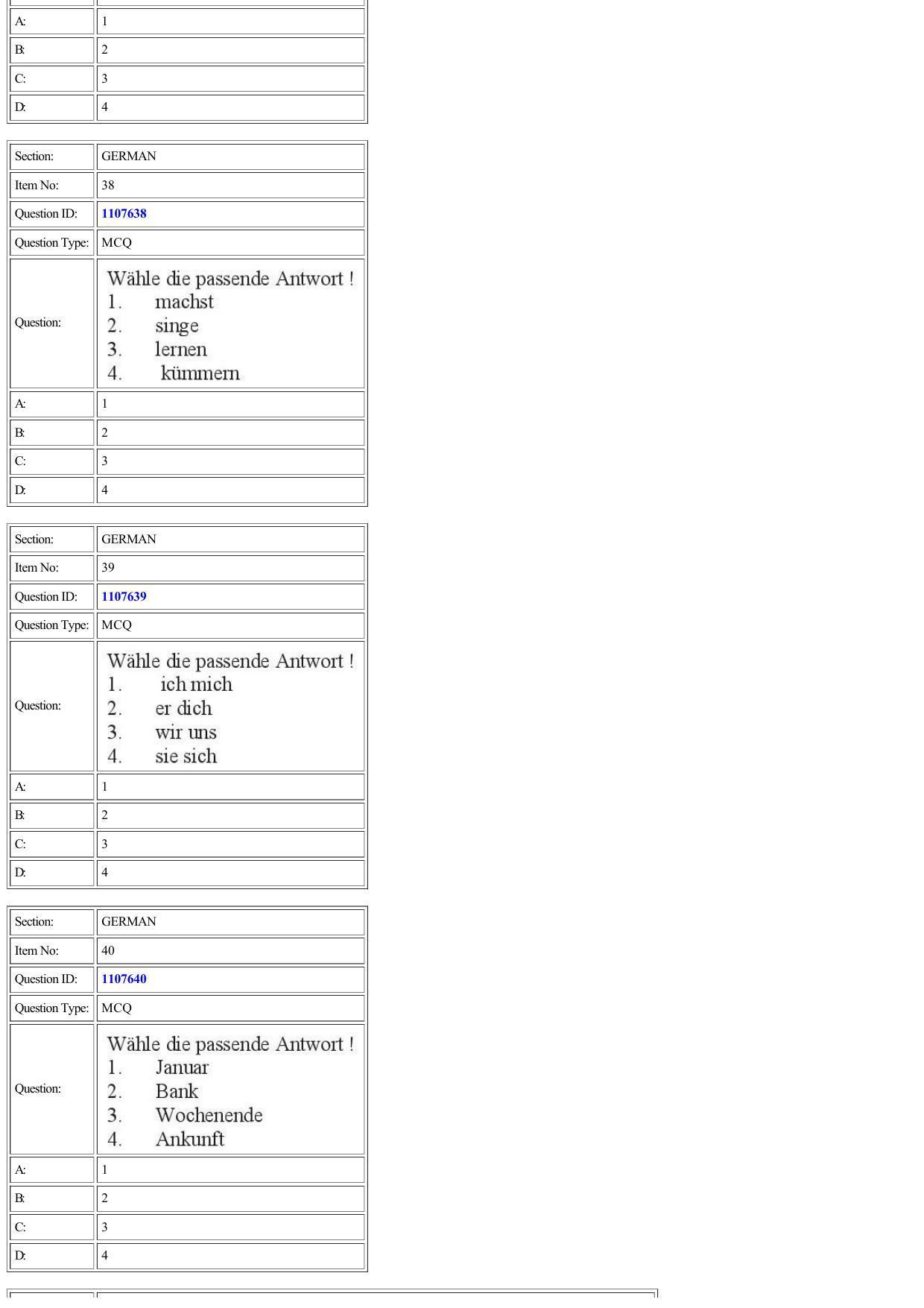 CUET 2022 Question Paper of German - Page 22