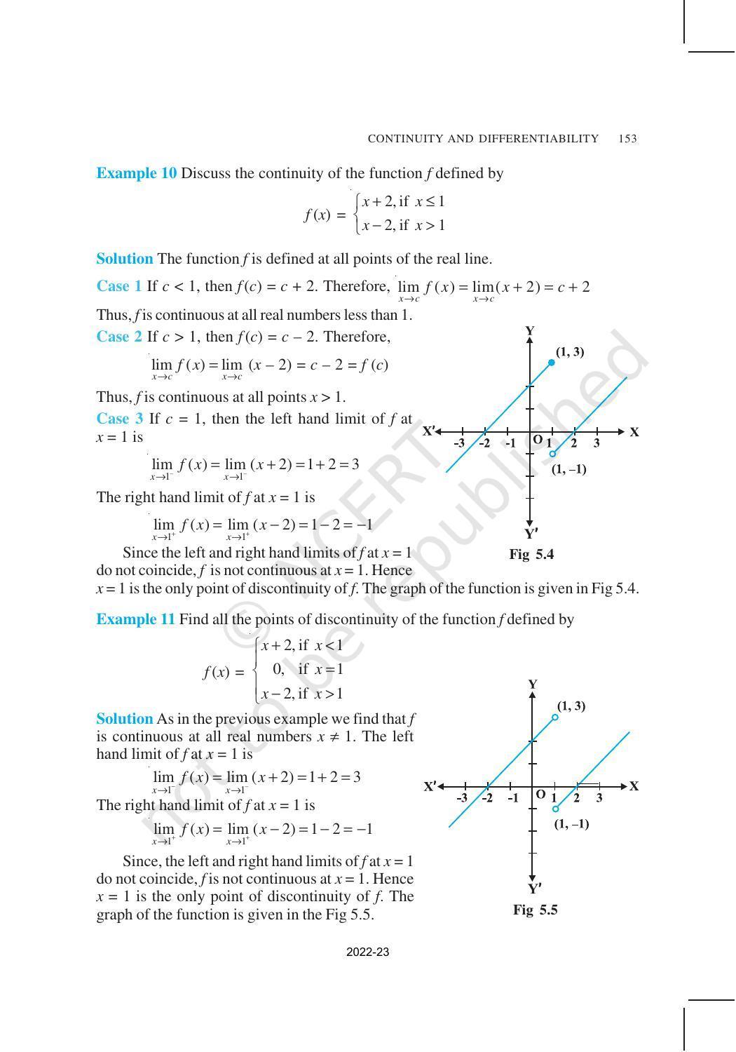 NCERT Book for Class 12 Maths Chapter 5 Continuity and Differentiability - Page 7