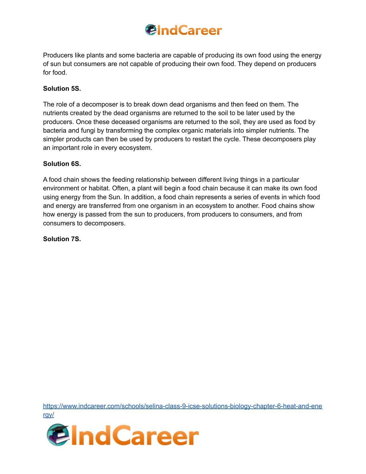 Selina Class 9 ICSE Solutions Biology : Chapter 6- Heat and Energy - Page 9