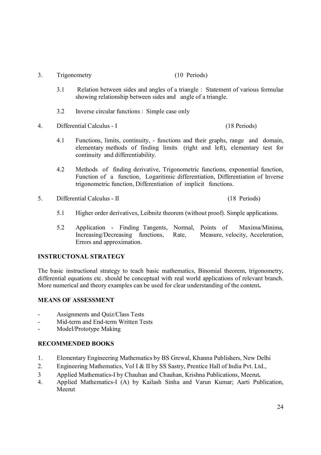 EFFECTIVE FROM JULY 2019-20 - SIX SEMESTER DIPLOMA COURSE IN ELECTRONICS ENGINEERING (MICRO ELECTRONICS) - Page 29