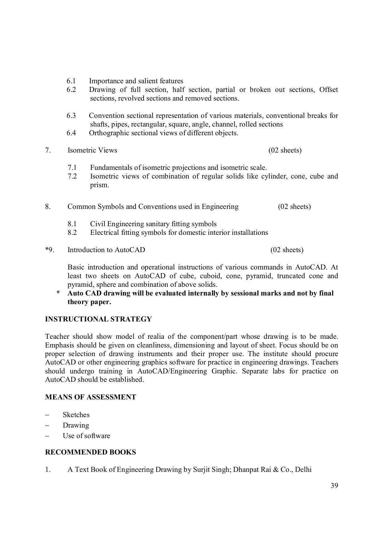 EFFECTIVE FROM JULY 2019-20 - SIX SEMESTER DIPLOMA COURSE IN ELECTRONICS ENGINEERING (MICRO ELECTRONICS) - Page 44