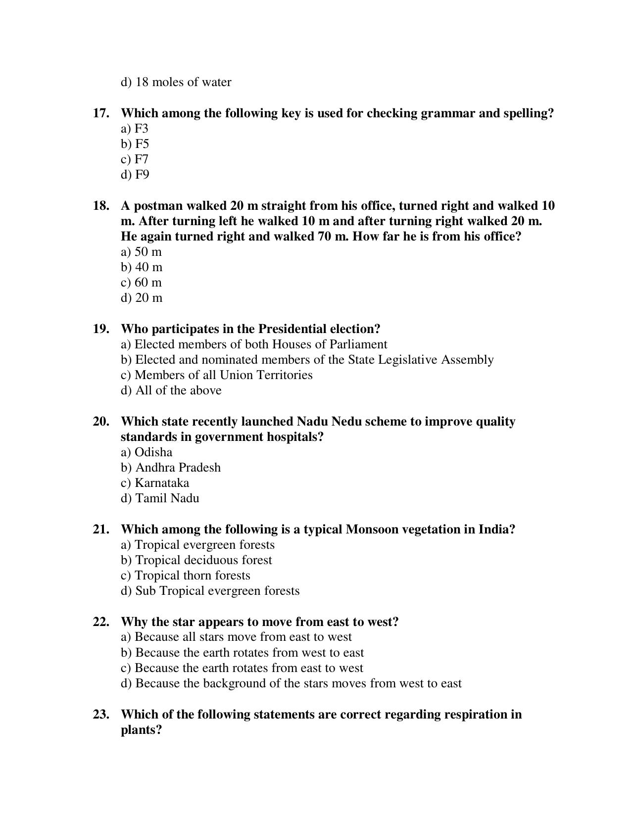 Odisha CPET 2021 LIBRARY SCIENCE Question Paper - Page 4