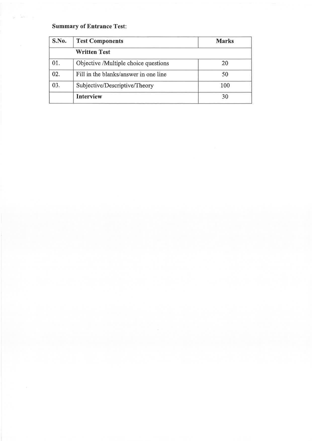 JMI Entrance Exam G08-P.G. Diploma in Broadcast Technology (Self Financed) Syllabus - Page 2
