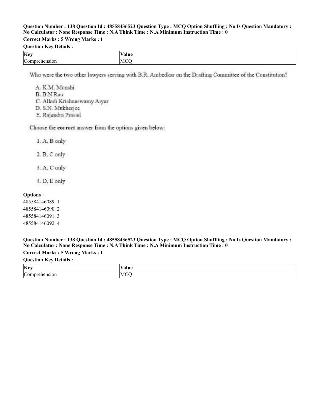 CUET 2023 English Punjabi Shift 3 Question Papers - 22 June 2023 - Page 162