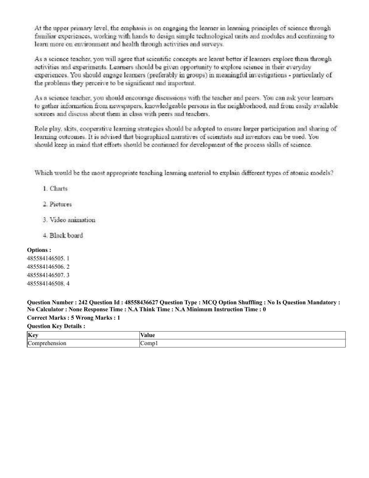 CUET 2023 English Punjabi Shift 3 Question Papers - 22 June 2023 - Page 285