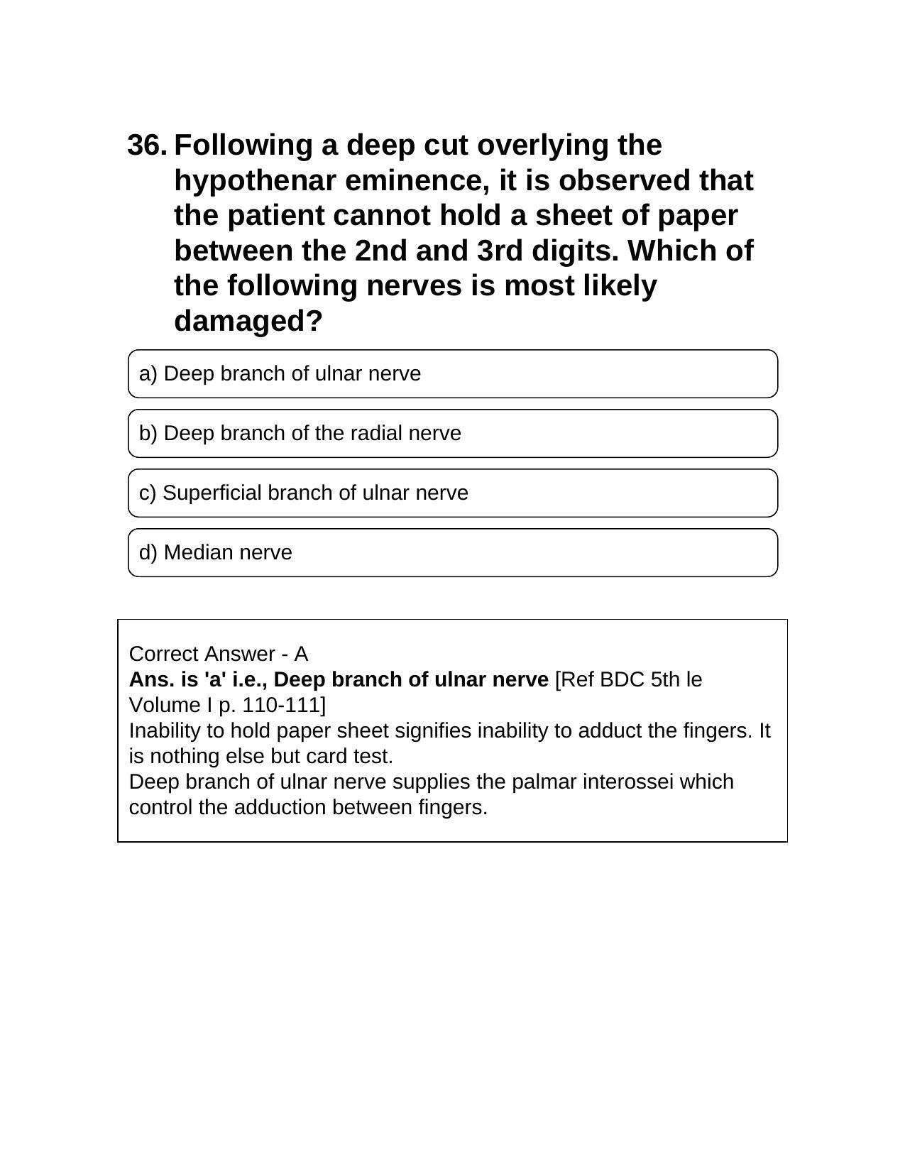 NEET PG 2012 Question Papers - Page 38