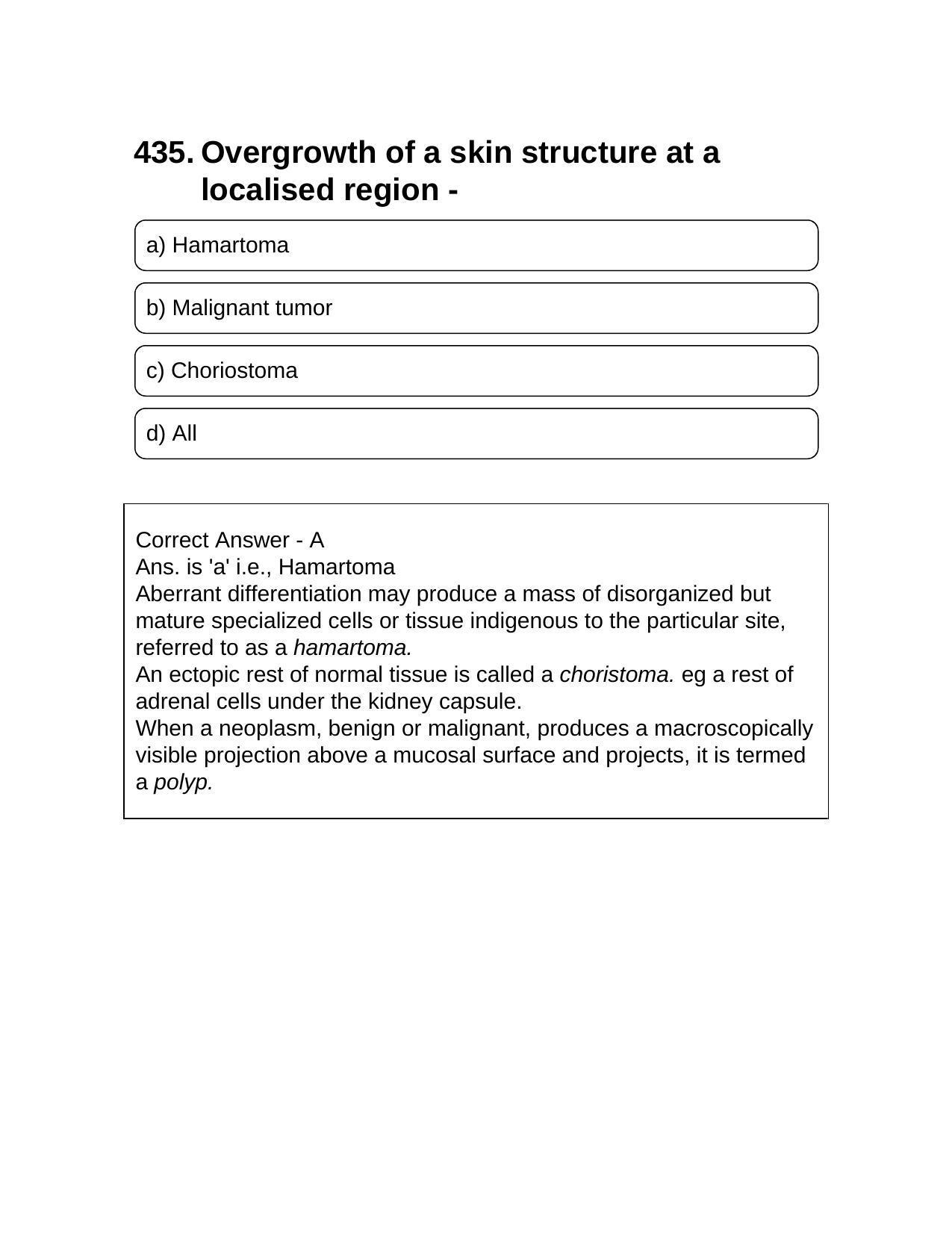 NEET PG 2012 Question Papers - Page 420