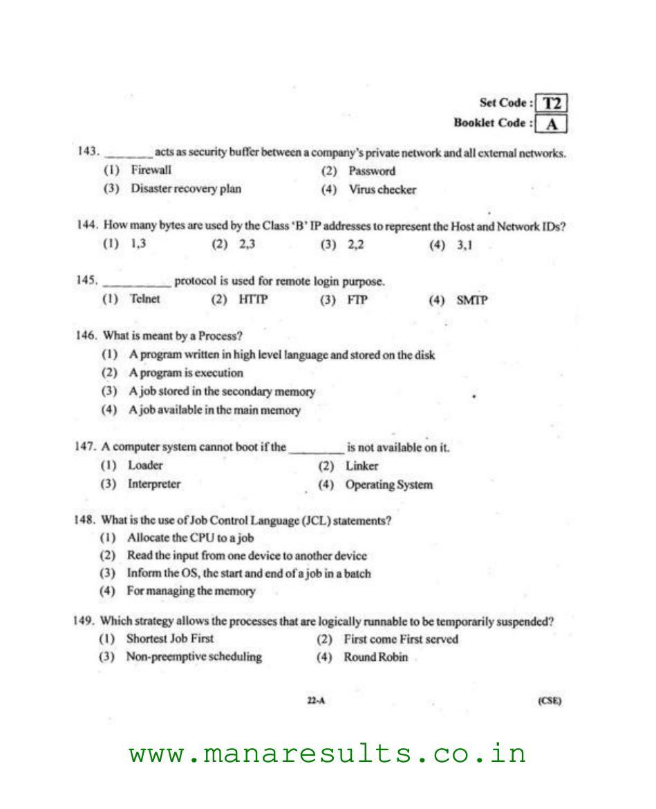 AP ECET 2015 Computer Science and Engineering Old Previous Question Papers - Page 21