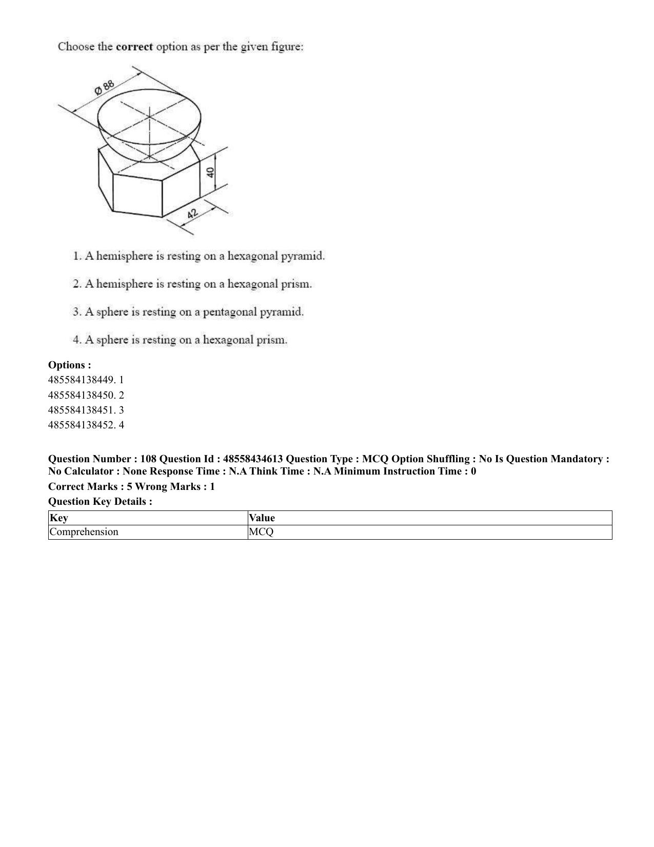 CUET 2023 English Gujarati Shift 3 Question Paper - 18 June 2023 - Page 102