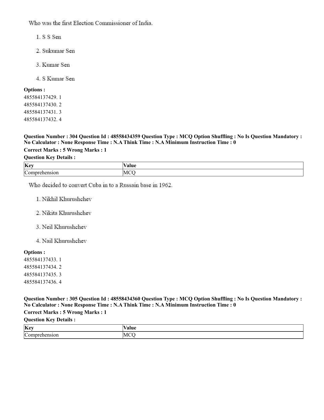 CUET 2023 English Gujarati Shift 3 Question Paper - 18 June 2023 - Page 285