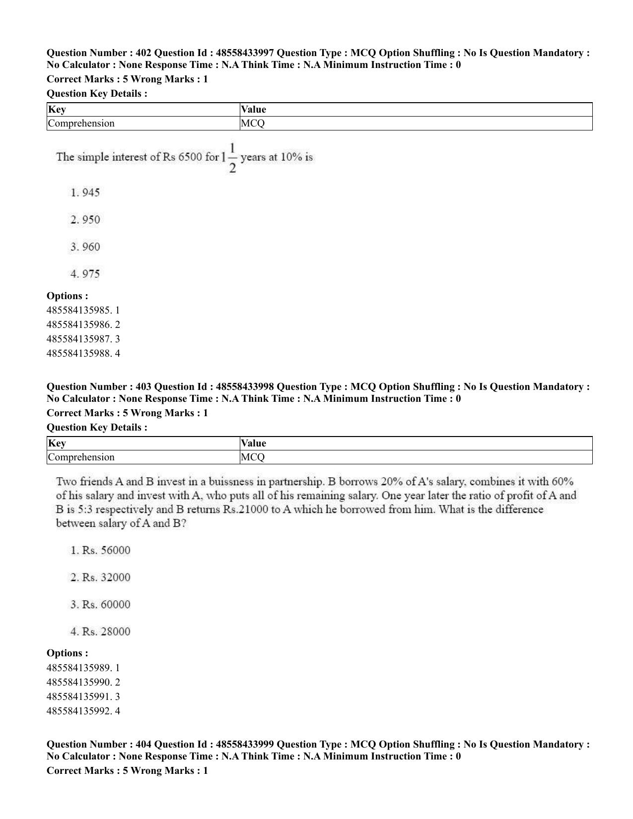 CUET 2023 English Gujarati Shift 3 Question Paper - 18 June 2023 - Page 342