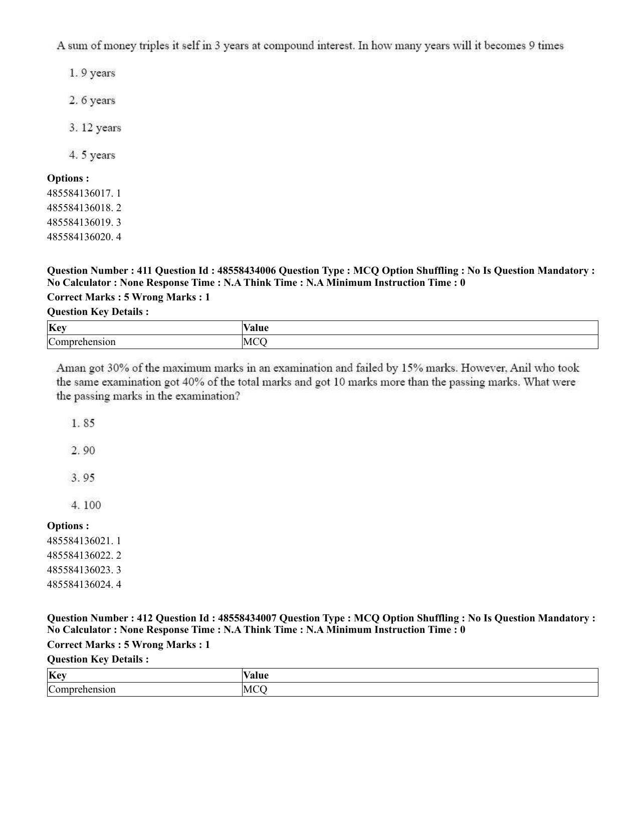 CUET 2023 English Gujarati Shift 3 Question Paper - 18 June 2023 - Page 346