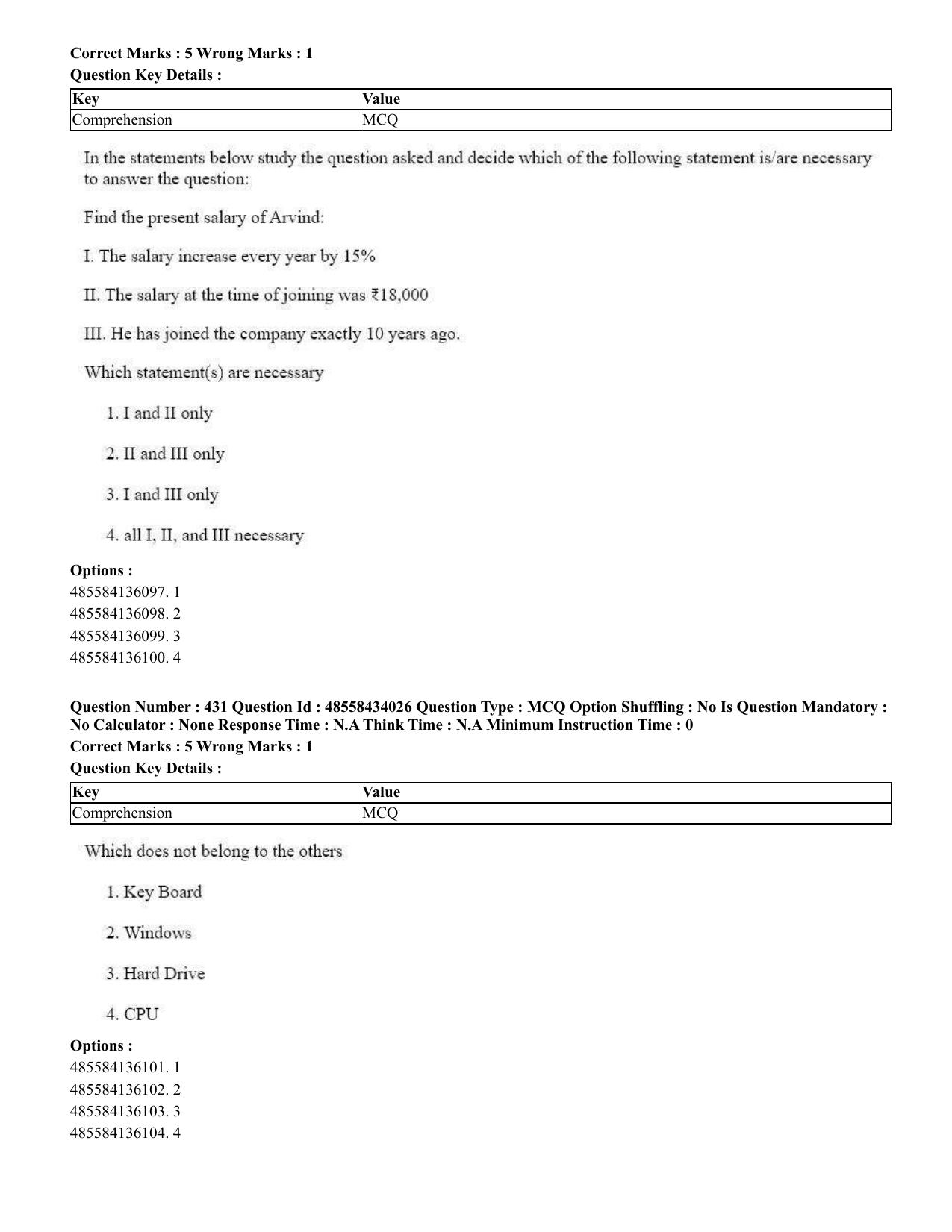 CUET 2023 English Gujarati Shift 3 Question Paper - 18 June 2023 - Page 356