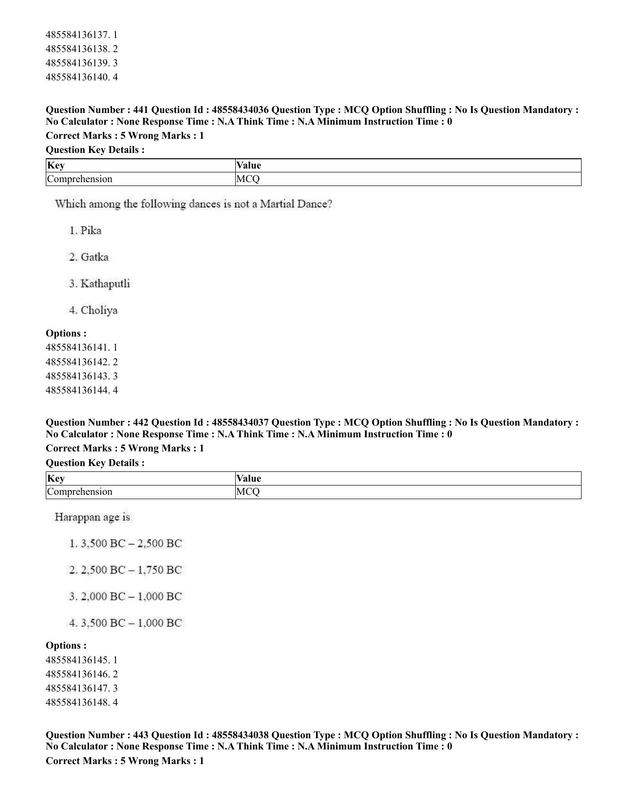 CUET 2023 English Gujarati Shift 3 Question Paper - 18 June 2023 - Page 364