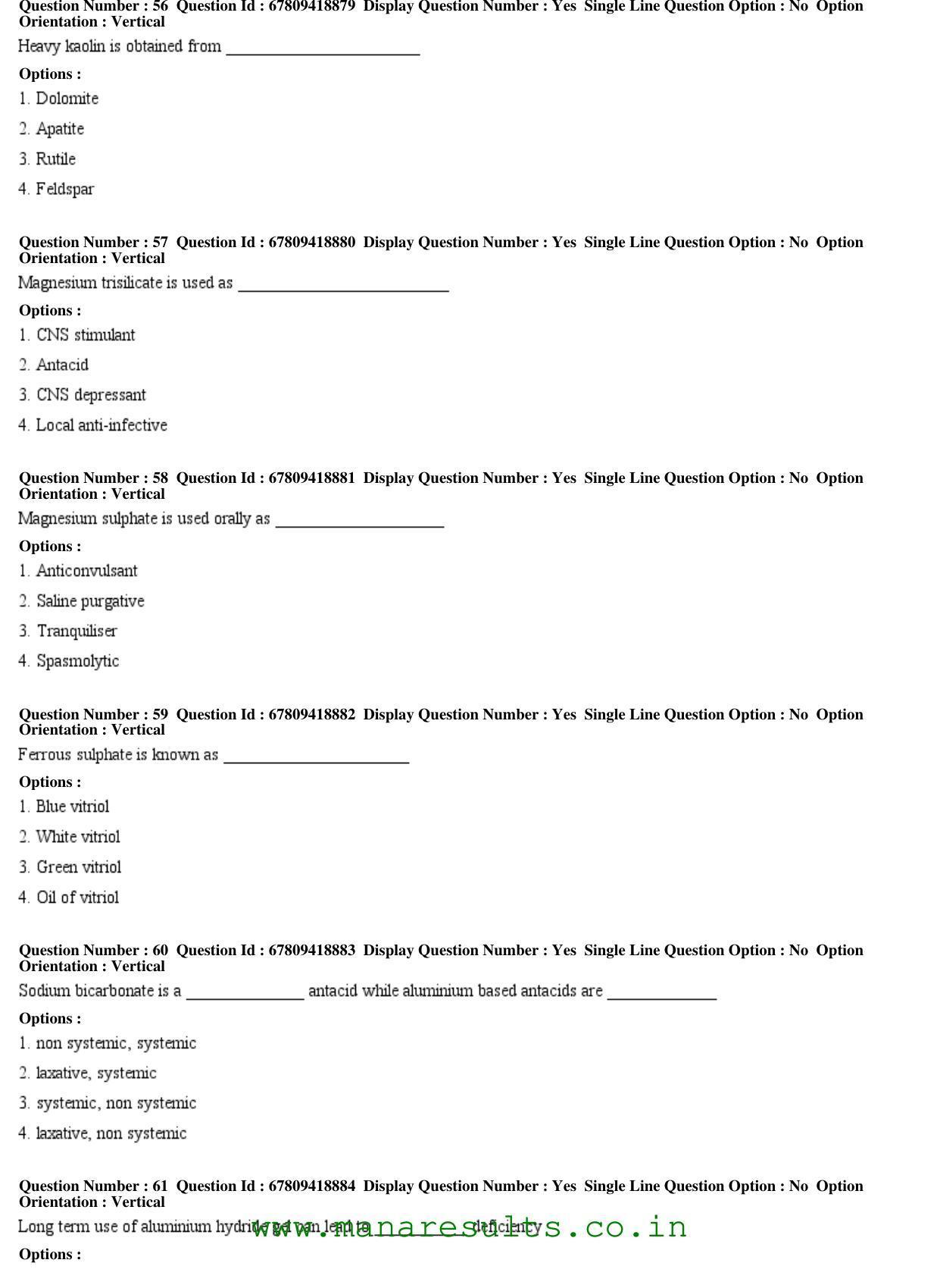 AP ECET 2018 - Pharmacy Old Previous Question Papers - Page 12