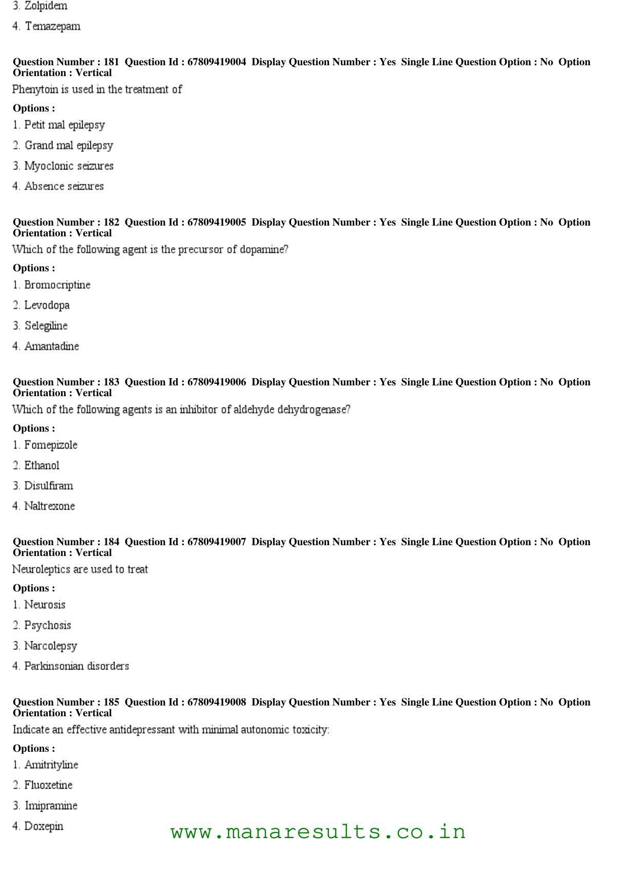 AP ECET 2018 - Pharmacy Old Previous Question Papers - Page 36