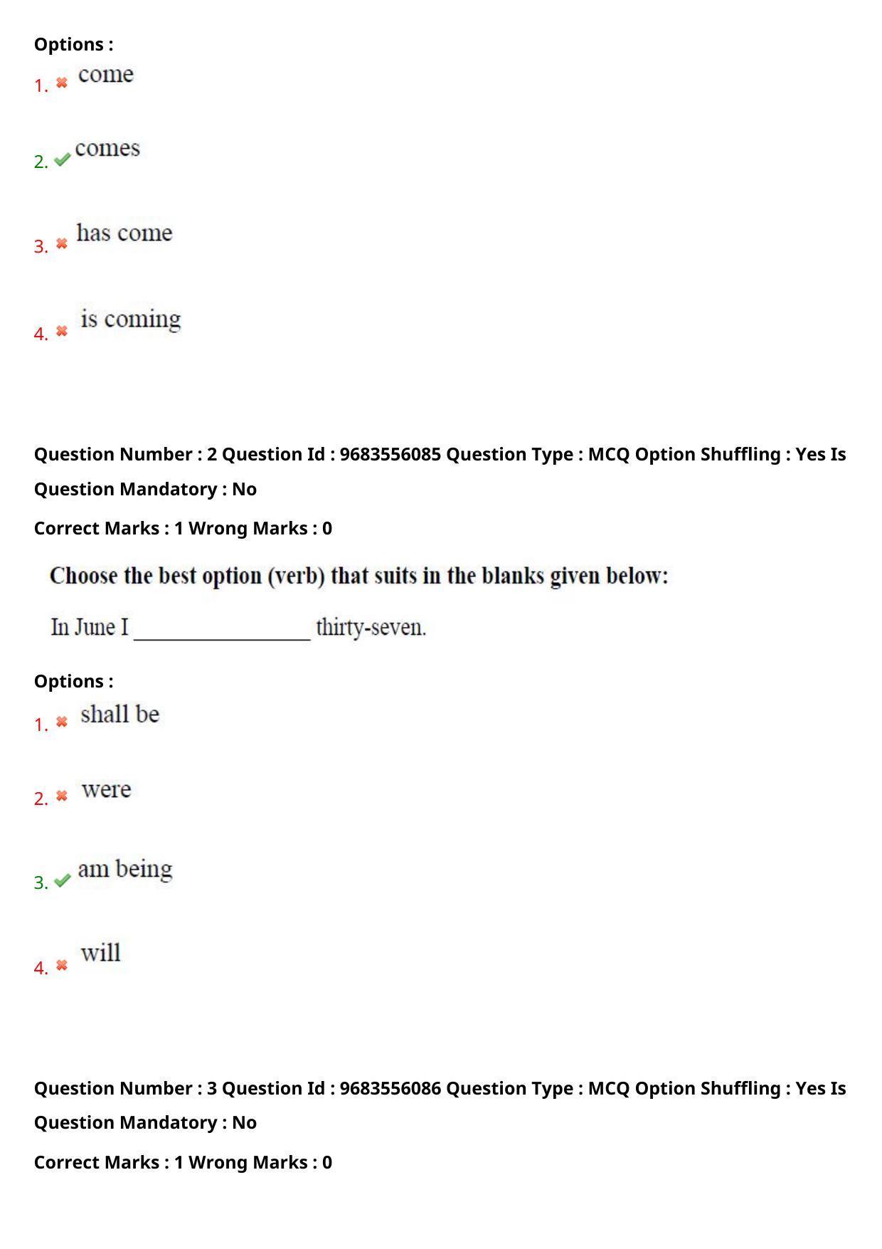 TS CPGET 2021 M B A (5 years Integrated)  (Shift 3) Question Paper with Answer Key - Page 3