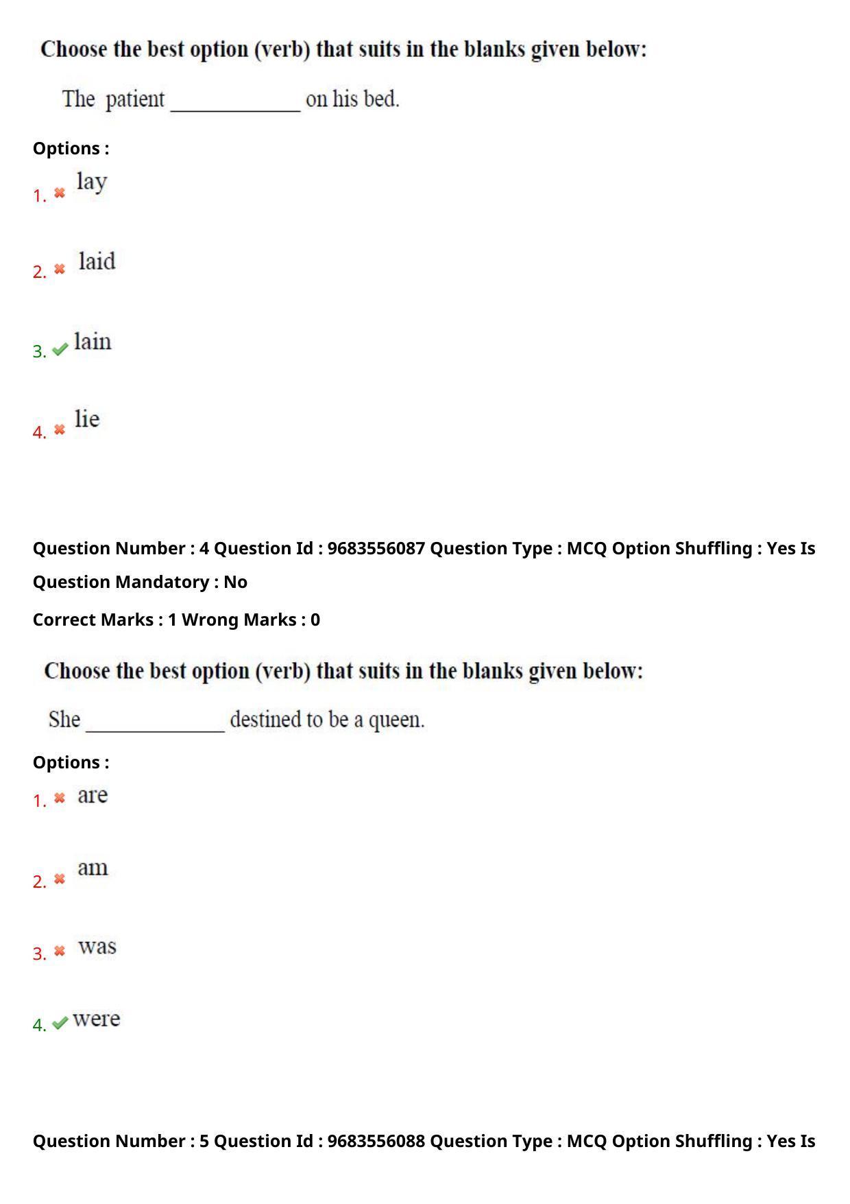 TS CPGET 2021 M B A (5 years Integrated)  (Shift 3) Question Paper with Answer Key - Page 4