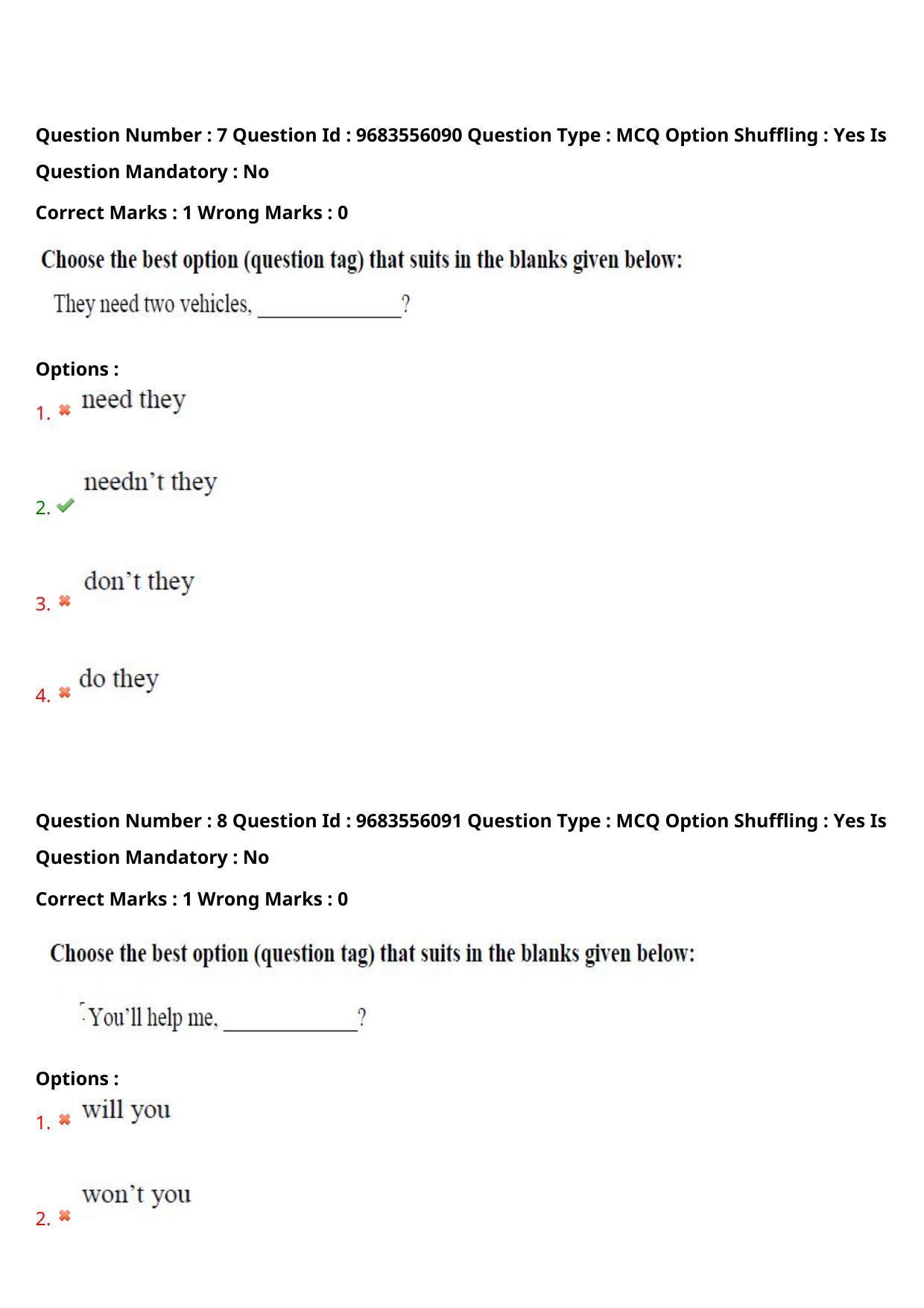 TS CPGET 2021 M B A (5 years Integrated)  (Shift 3) Question Paper with Answer Key - Page 6