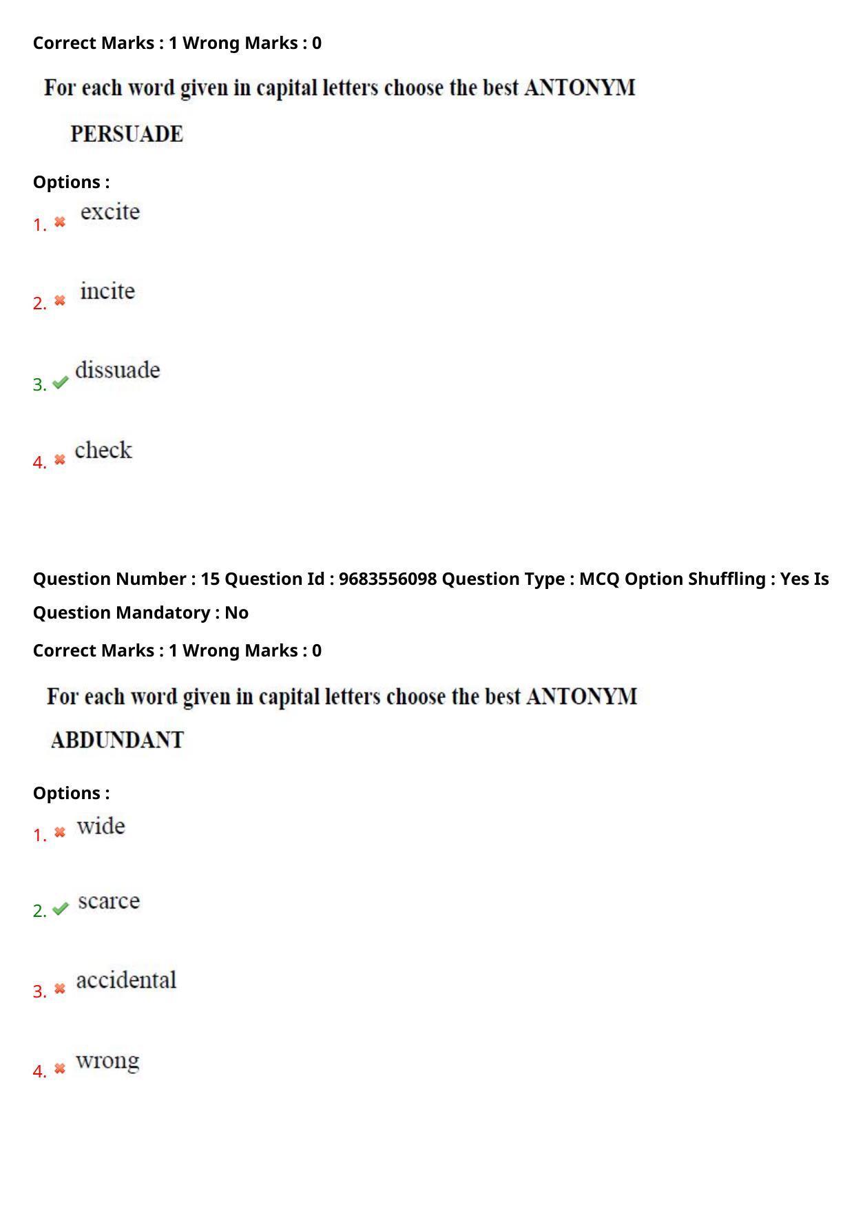 TS CPGET 2021 M B A (5 years Integrated)  (Shift 3) Question Paper with Answer Key - Page 10