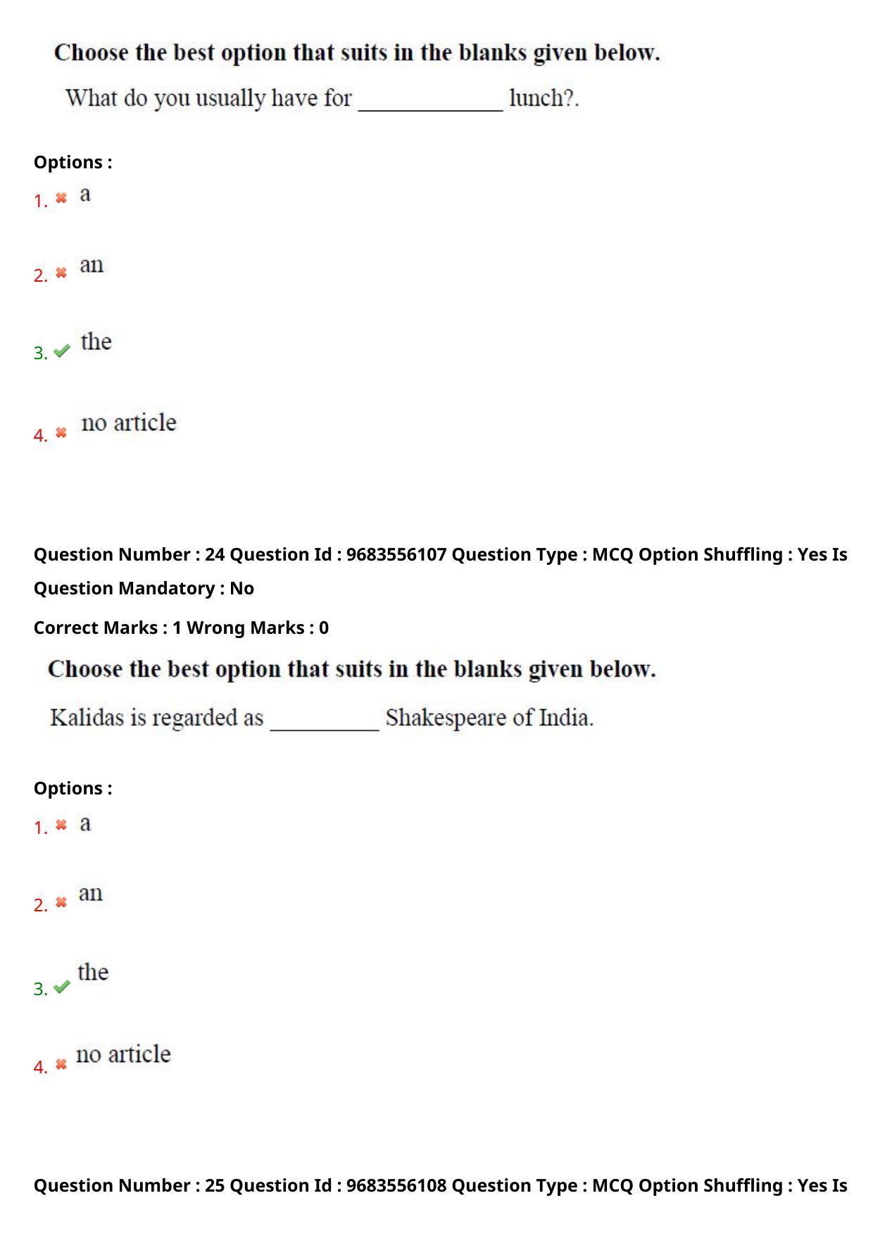 TS CPGET 2021 M B A (5 years Integrated)  (Shift 3) Question Paper with Answer Key - Page 15