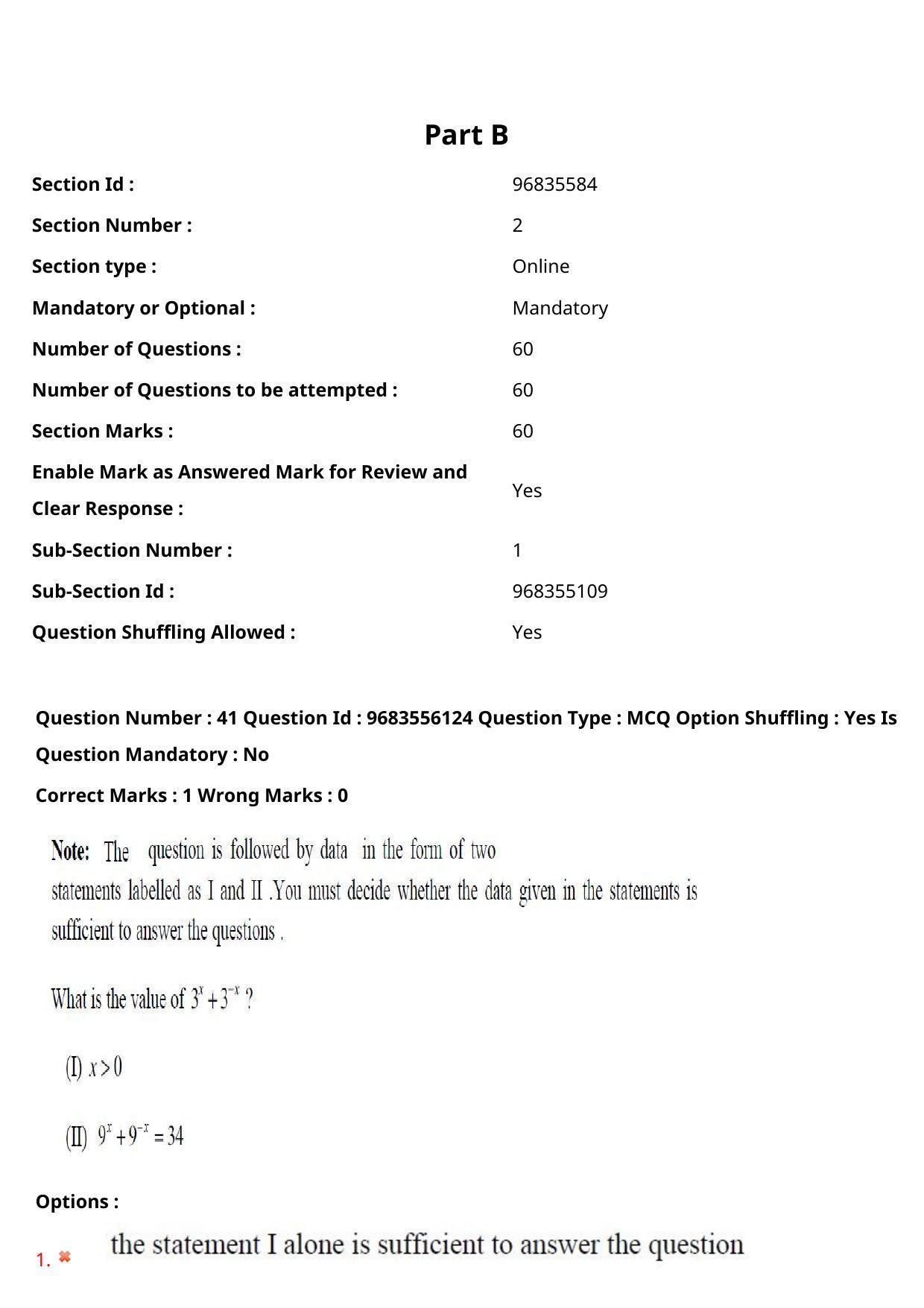 TS CPGET 2021 M B A (5 years Integrated)  (Shift 3) Question Paper with Answer Key - Page 24