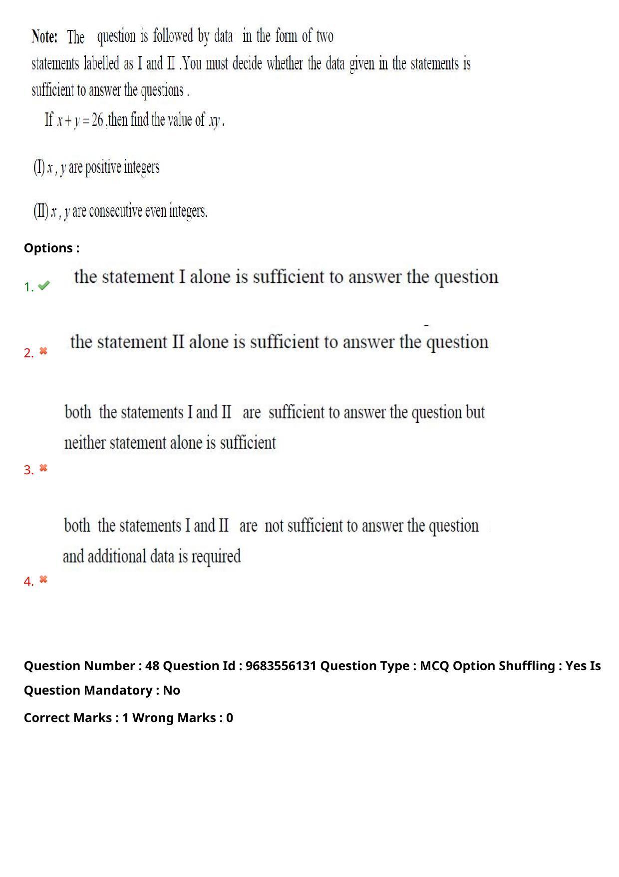 TS CPGET 2021 M B A (5 years Integrated)  (Shift 3) Question Paper with Answer Key - Page 30
