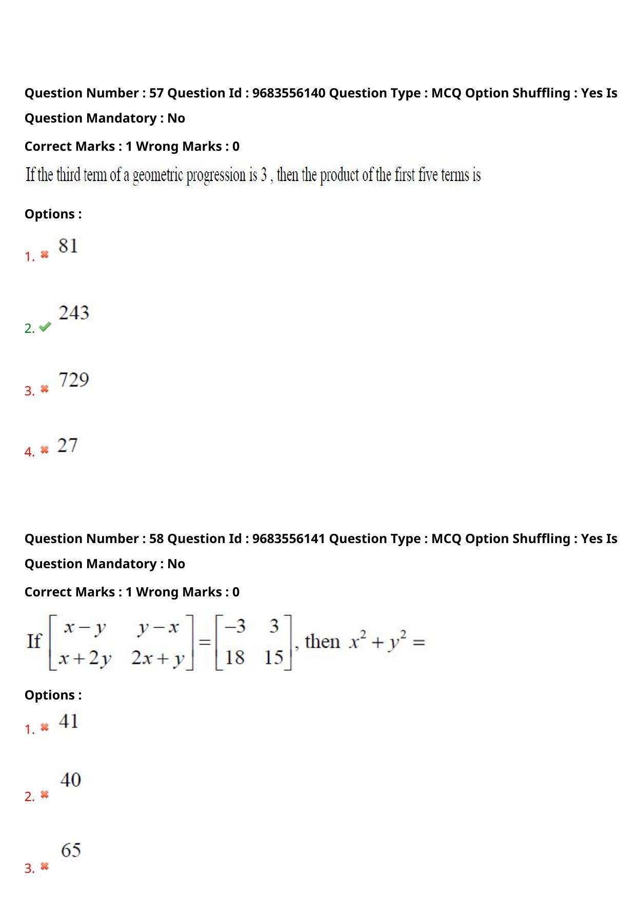 TS CPGET 2021 M B A (5 years Integrated)  (Shift 3) Question Paper with Answer Key - Page 36