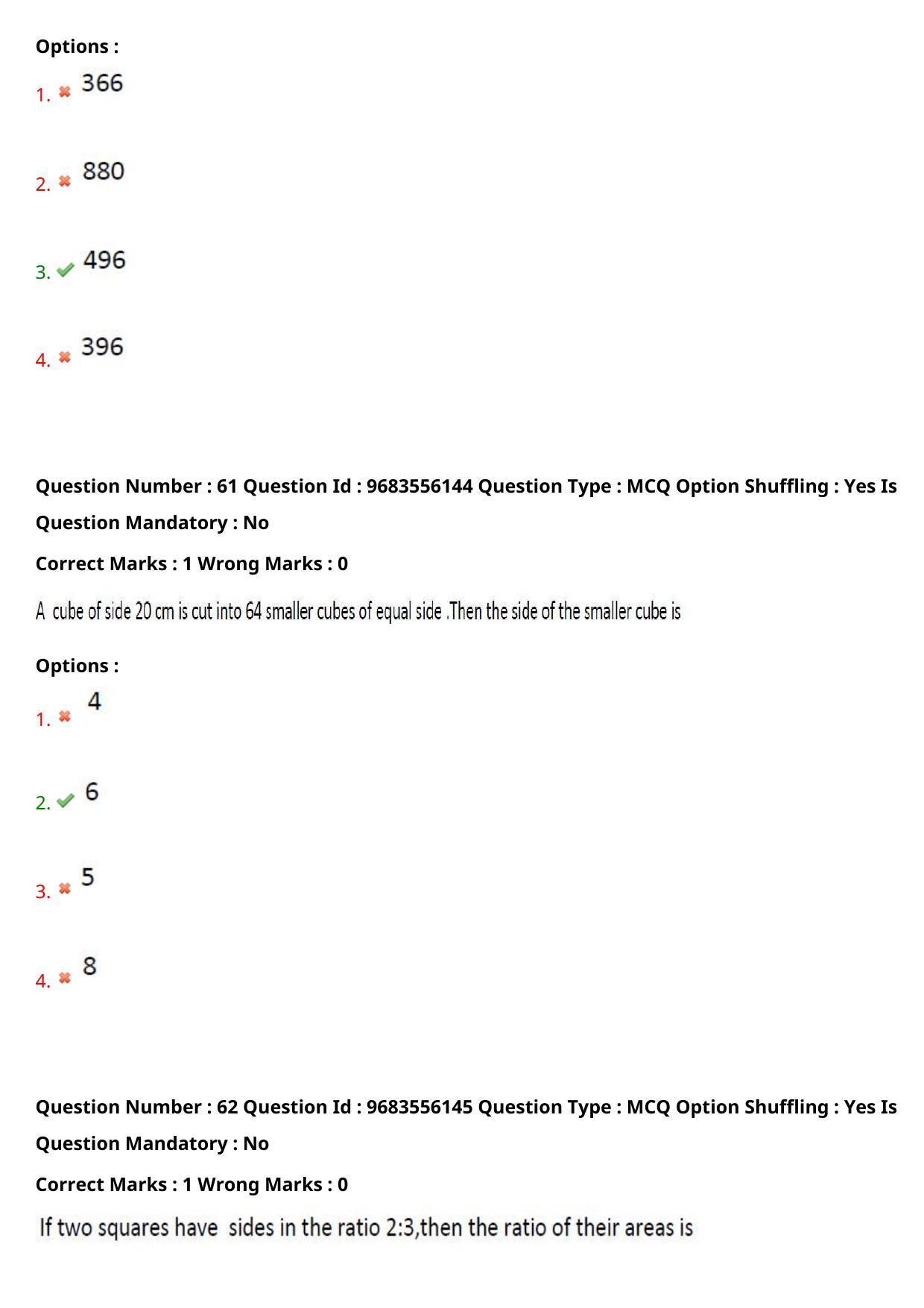 TS CPGET 2021 M B A (5 years Integrated)  (Shift 3) Question Paper with Answer Key - Page 38