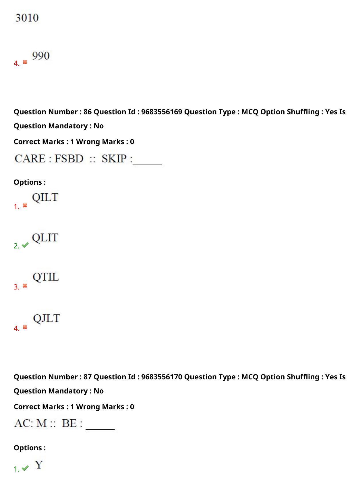 TS CPGET 2021 M B A (5 years Integrated)  (Shift 3) Question Paper with Answer Key - Page 52