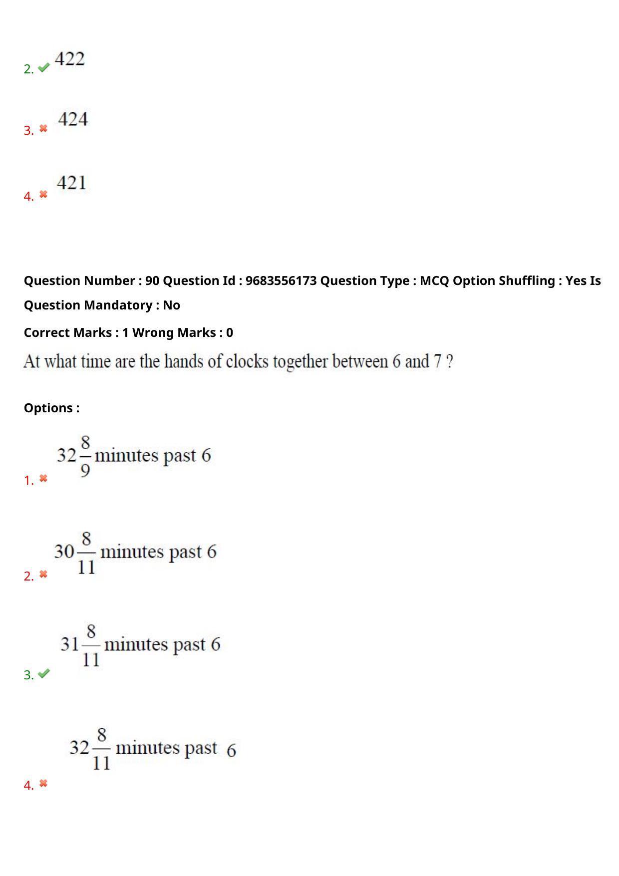 TS CPGET 2021 M B A (5 years Integrated)  (Shift 3) Question Paper with Answer Key - Page 54