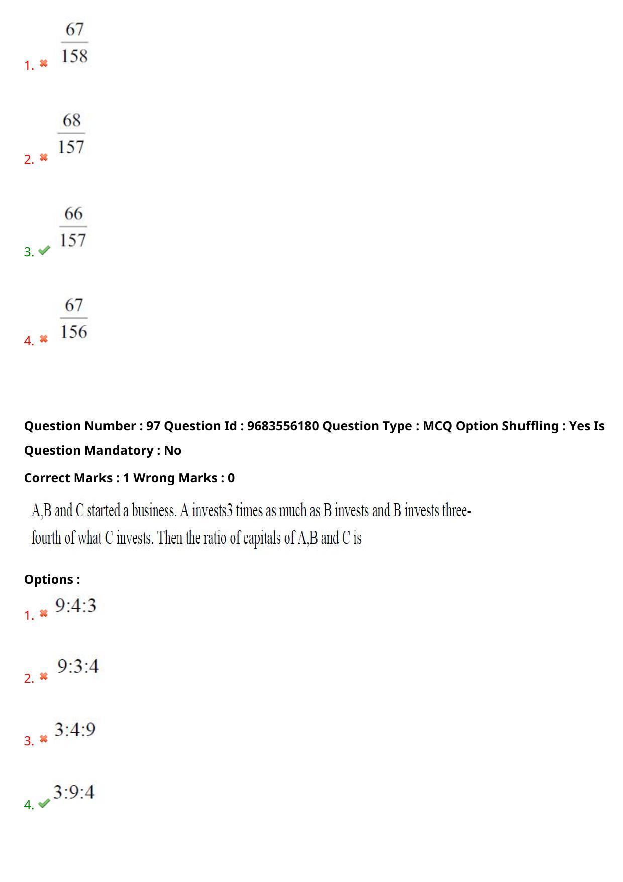 TS CPGET 2021 M B A (5 years Integrated)  (Shift 3) Question Paper with Answer Key - Page 58