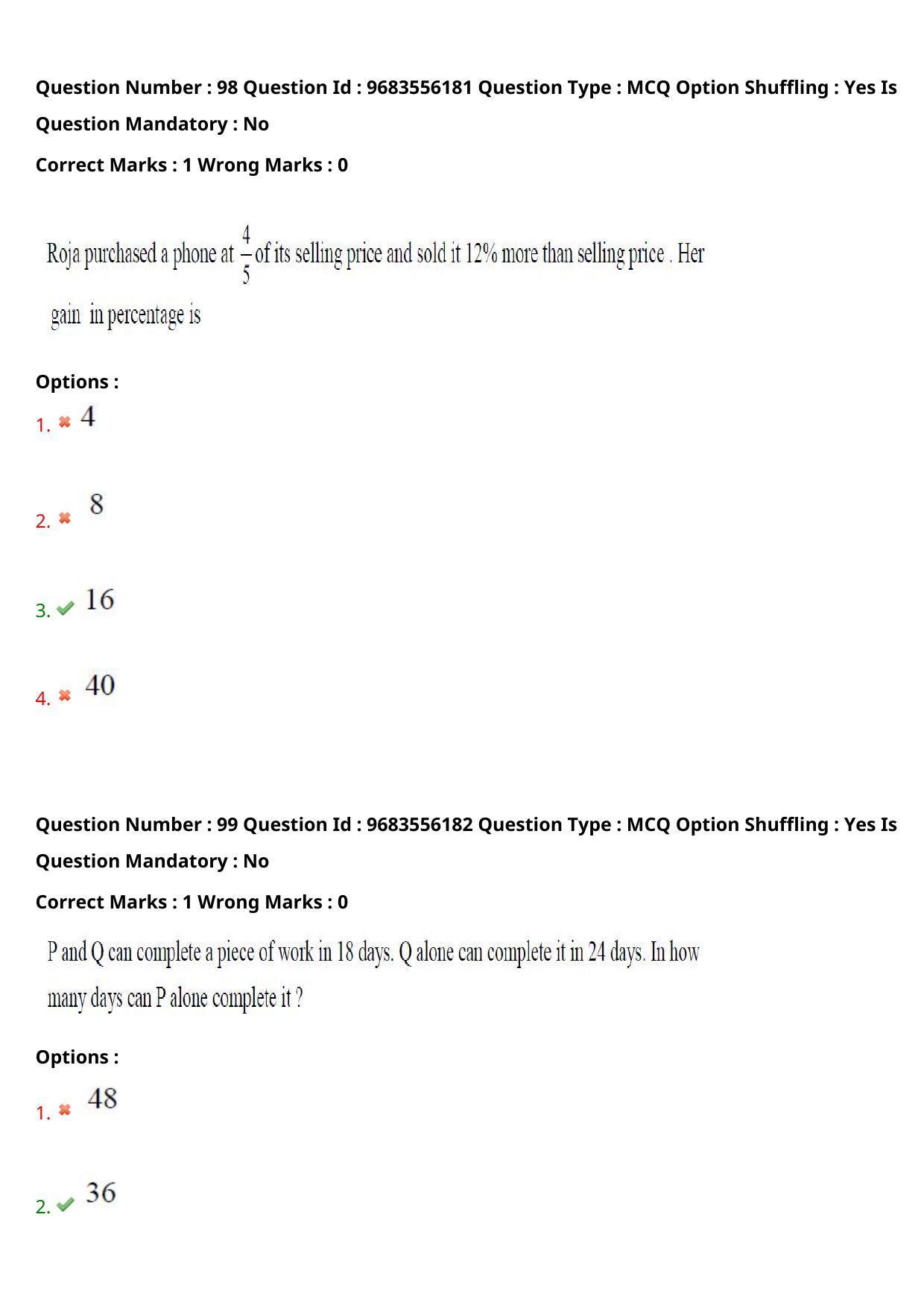 TS CPGET 2021 M B A (5 years Integrated)  (Shift 3) Question Paper with Answer Key - Page 59