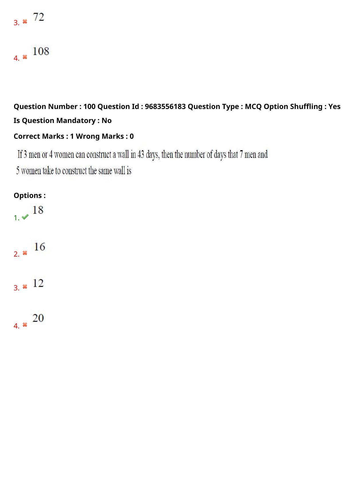 TS CPGET 2021 M B A (5 years Integrated)  (Shift 3) Question Paper with Answer Key - Page 60