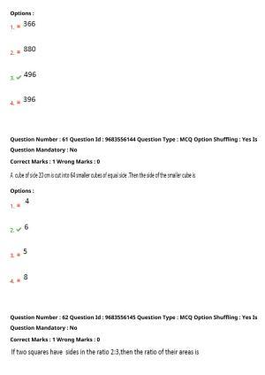 TS CPGET 2021 M B A (5 years Integrated)  (Shift 3) Question Paper with Answer Key