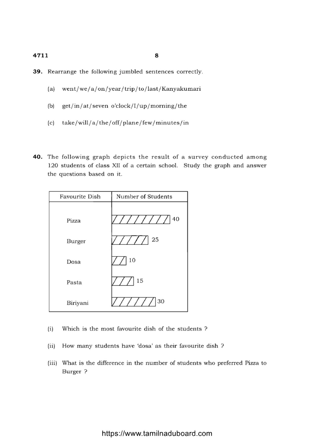 TN Class 12 English Language 4711 Question Papers 2021 - Page 8