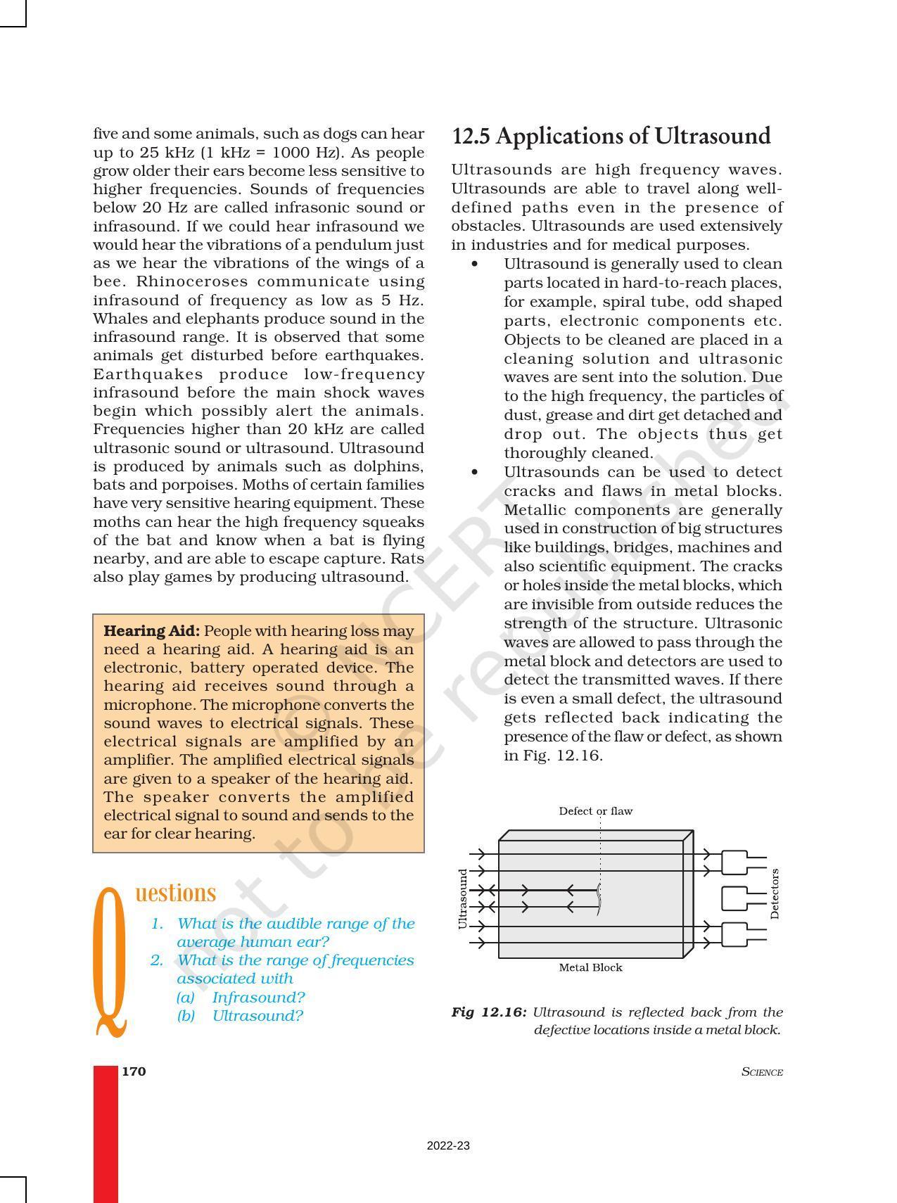 NCERT Book for Class 9 Science Chapter 12 Sound - Page 11