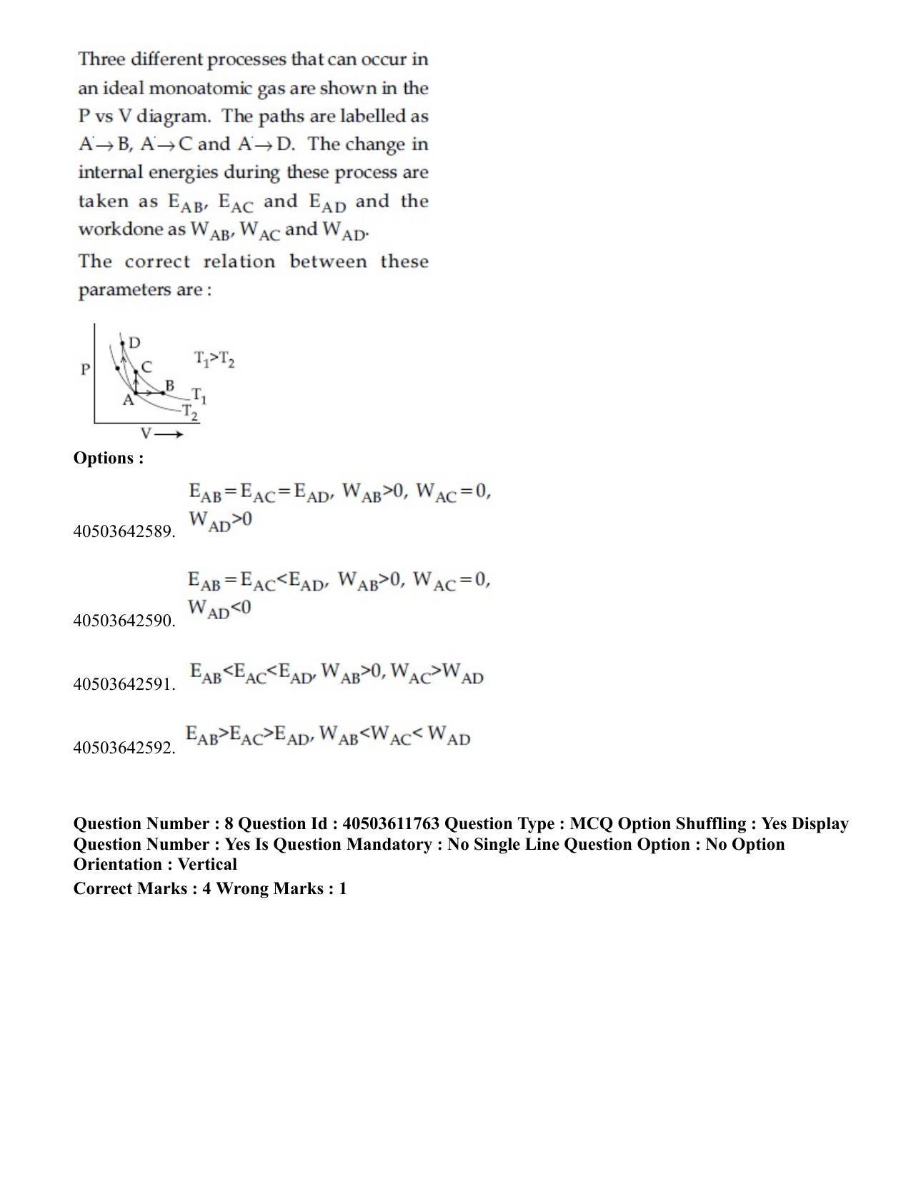 JEE Main 2020 Paper I Question Paper (5th Sep 2020 Shift 1) - Page 11