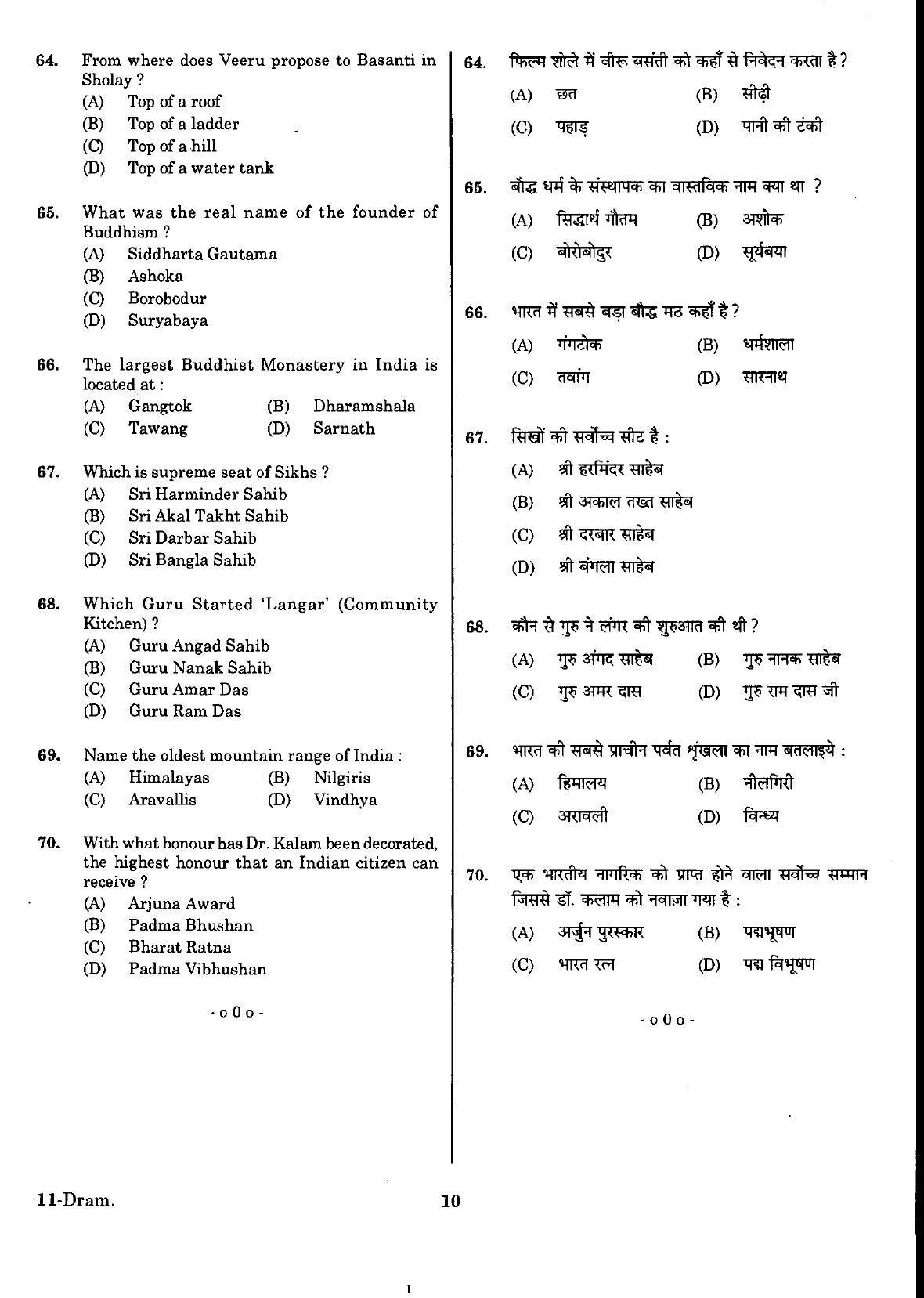 URATPG Dramatics Sample Question Paper 2018 - Page 9
