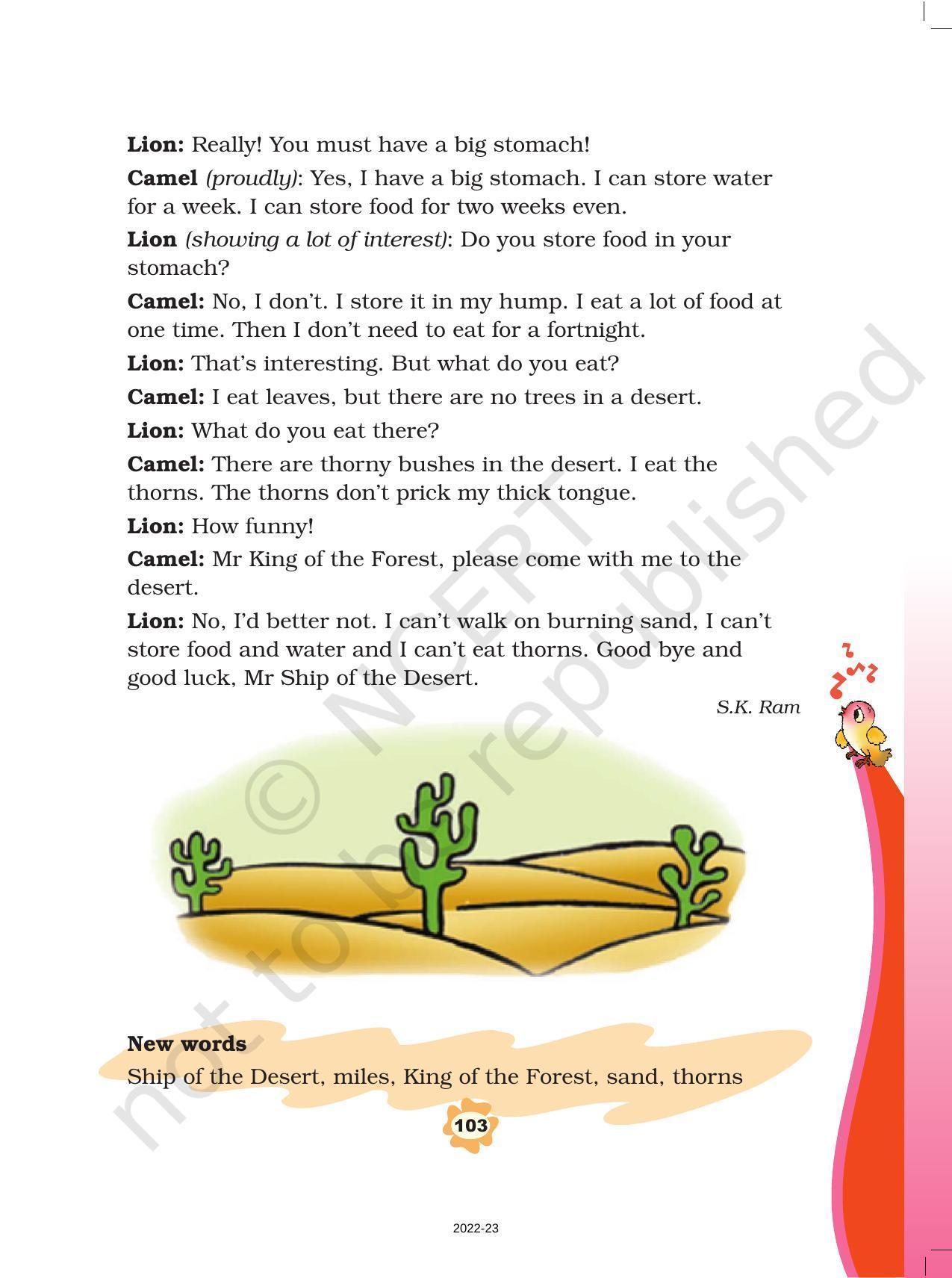 NCERT Book for Class 3 English: Unit X.1-How Creatures Move - Page 7