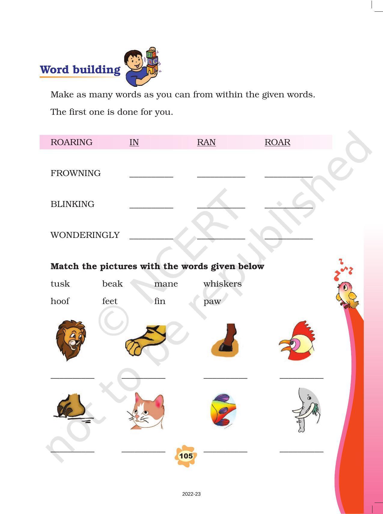 NCERT Book for Class 3 English: Unit X.1-How Creatures Move - Page 9