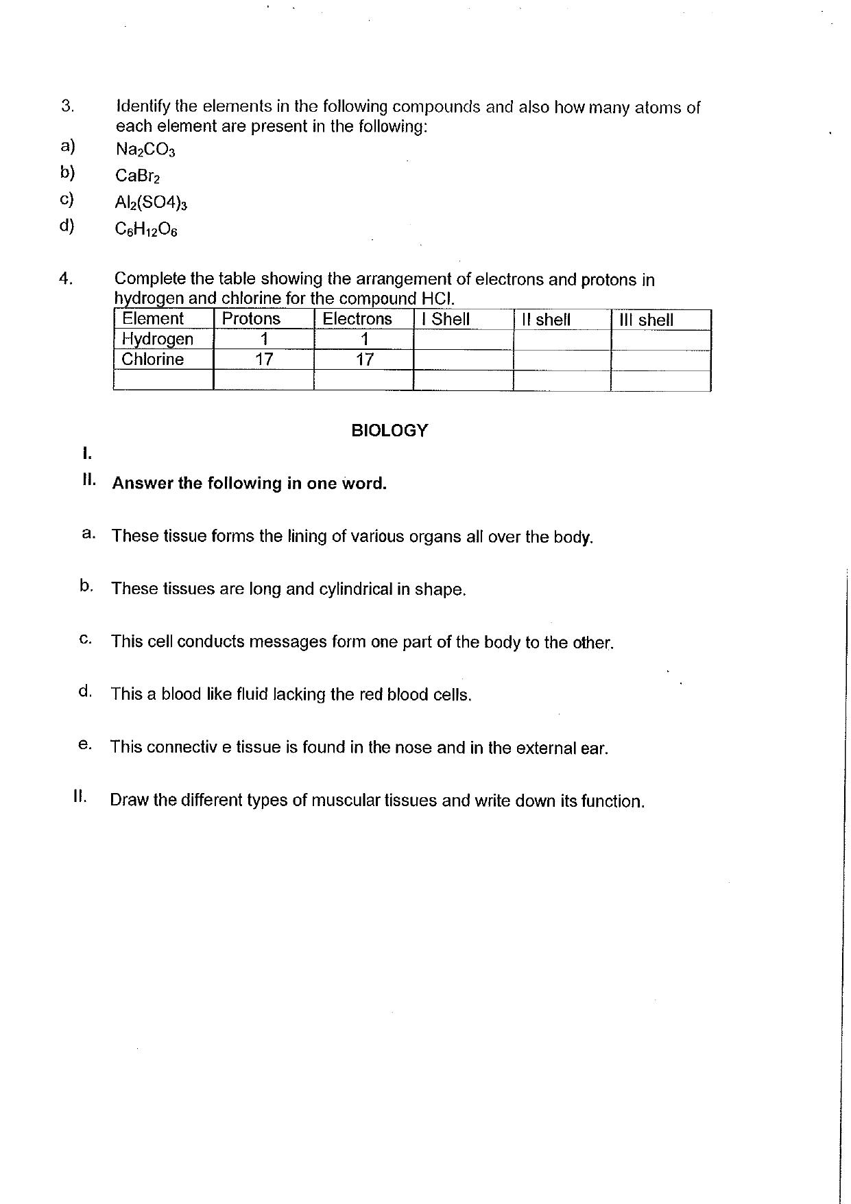 CBSE Worksheets for Class 7 Science Physics Chemistry Biology Assignment 3 - Page 2