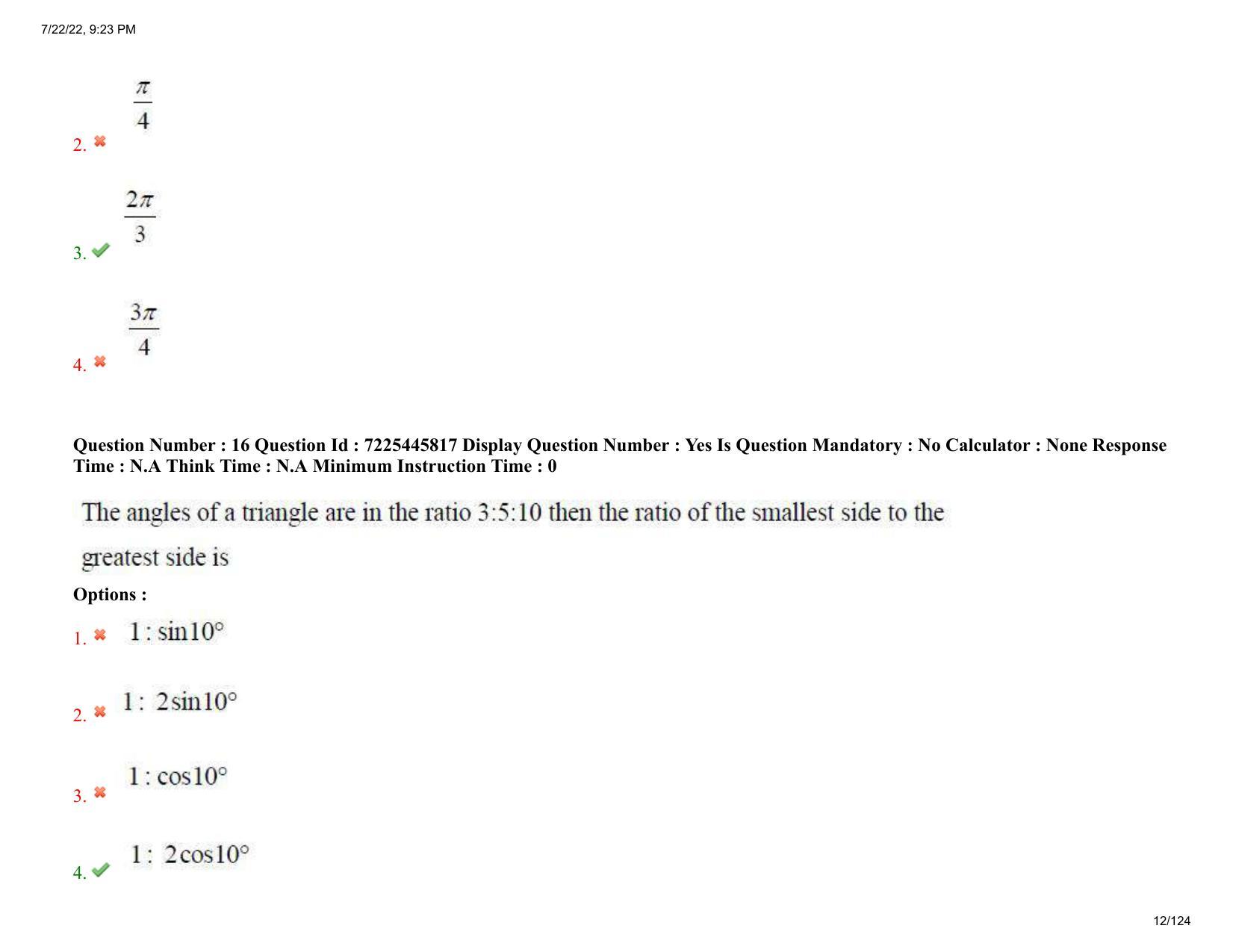 AP ECET 2022 - METALLURGICAL ENGINEERING Question Paper With Preliminary Keys  - Page 12