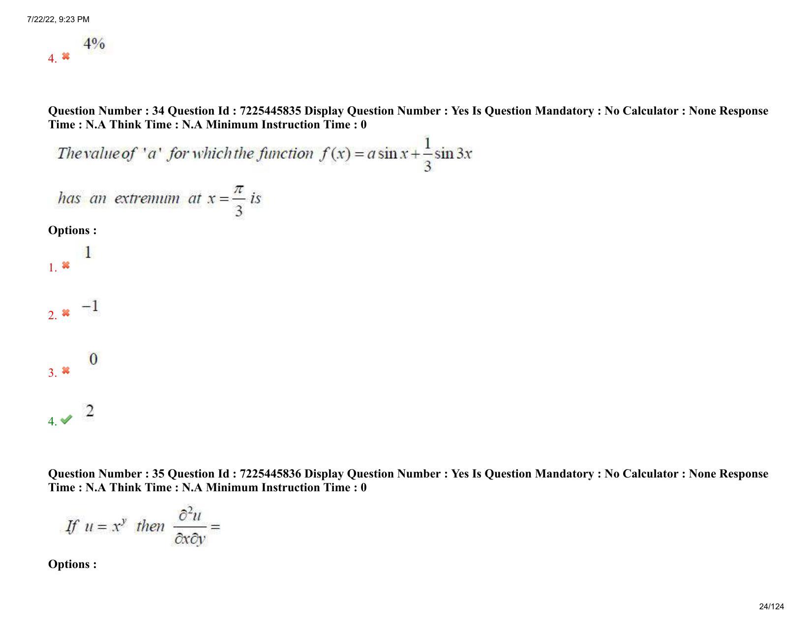 AP ECET 2022 - METALLURGICAL ENGINEERING Question Paper With Preliminary Keys  - Page 24